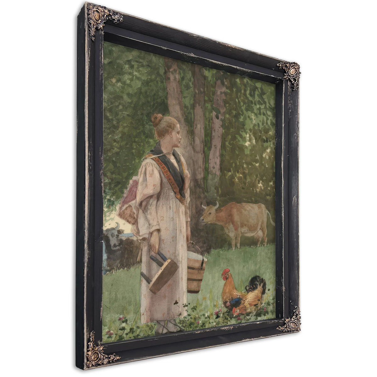 The Milk Maid By Winslow Homer