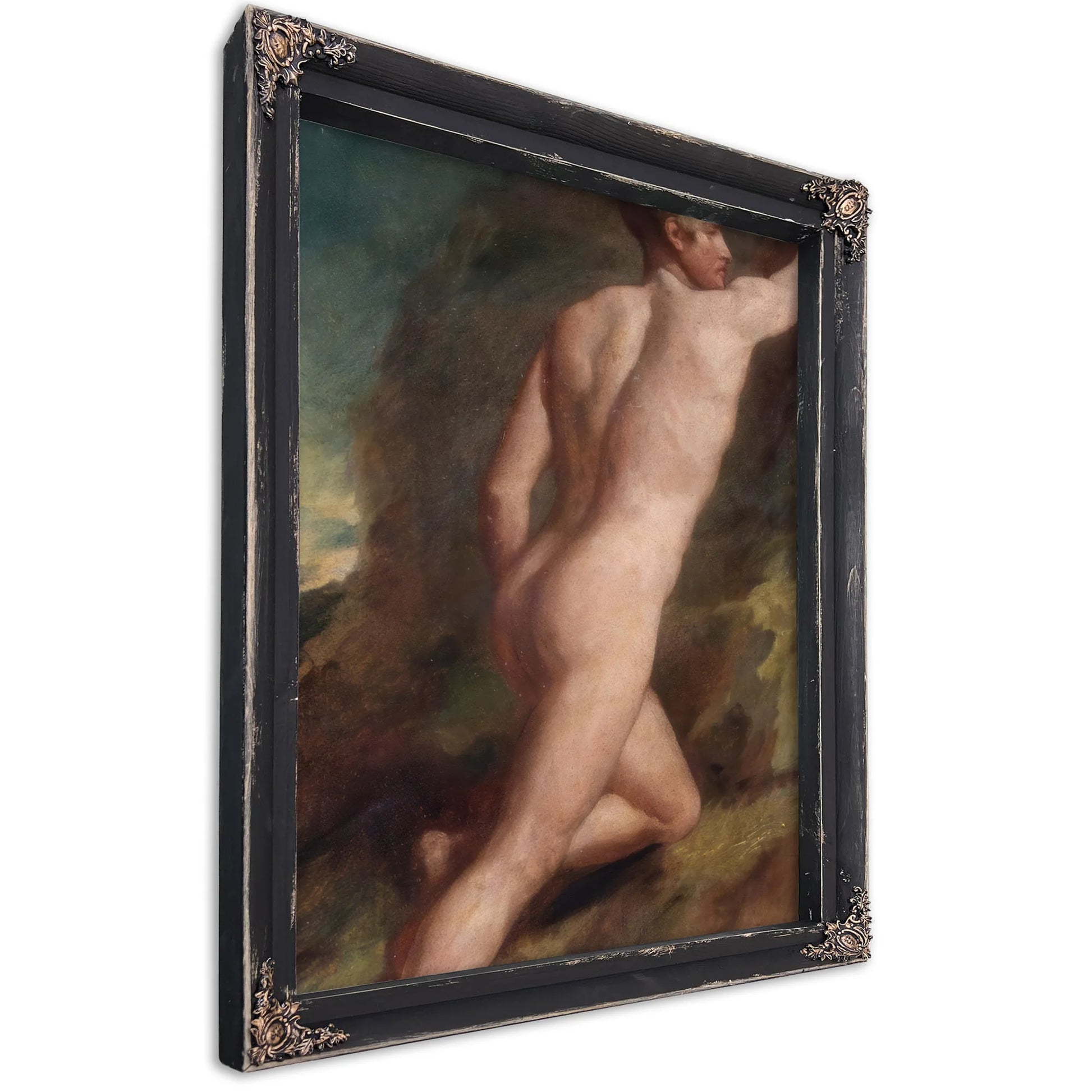 Male Nude Study By William Etty Fine Art Print