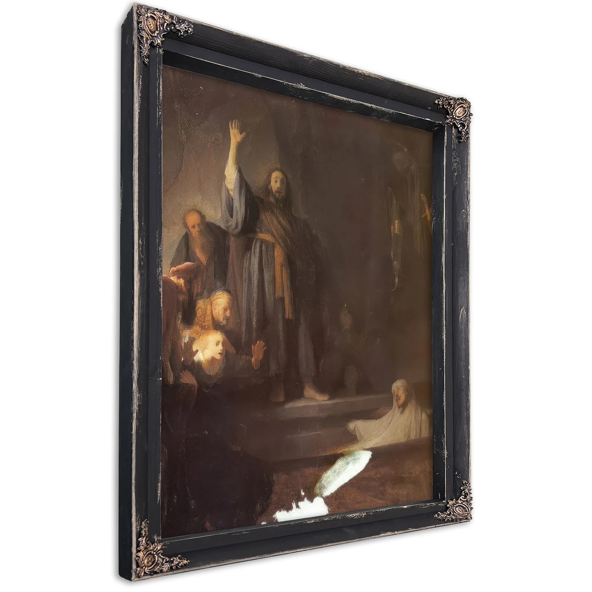 The Raising Of Lazarus,C 1630 By Rembrandt Fine Art Print