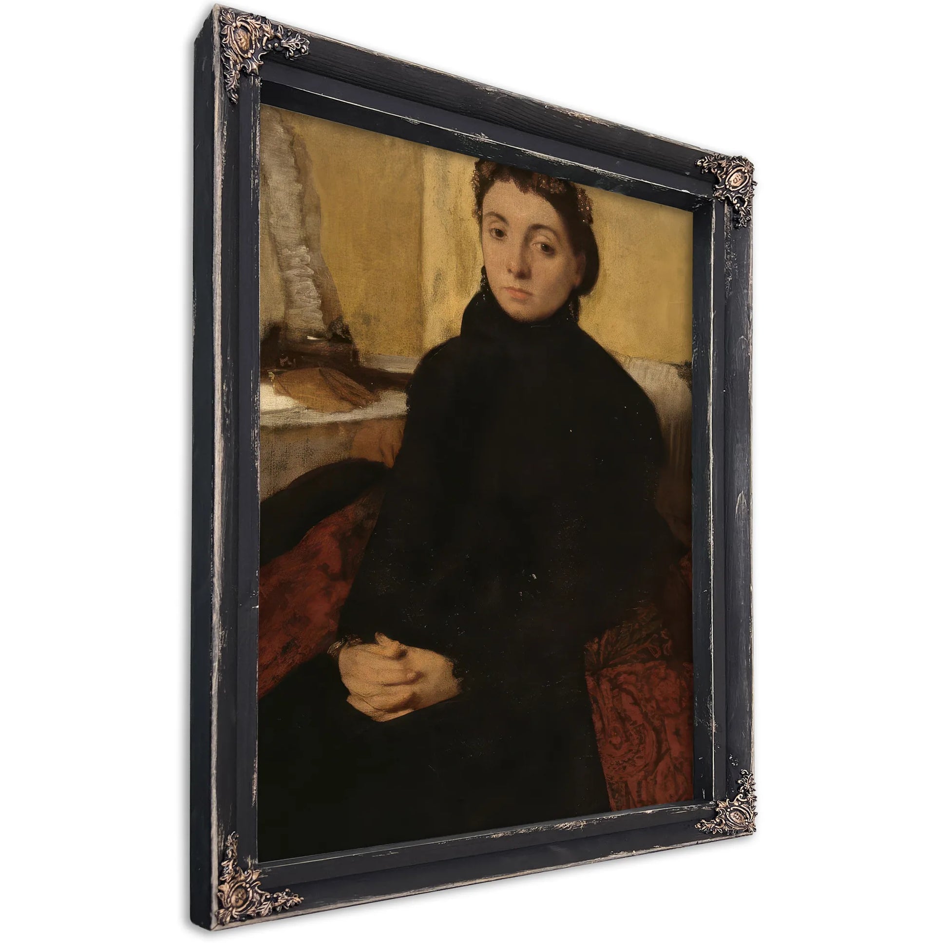 Madame Gaujelin By Edgar Degas Fine Art Print