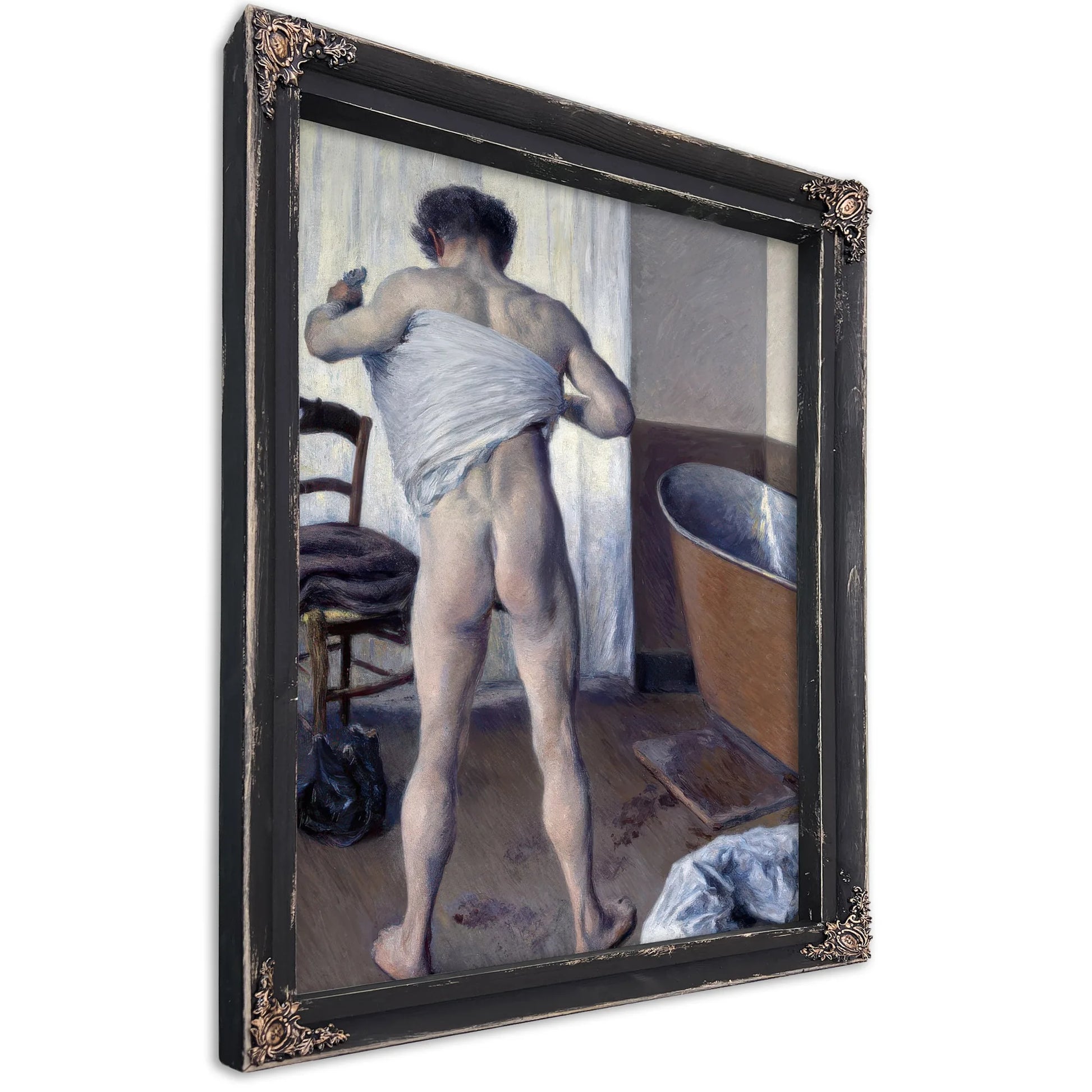 Man At His Bath By Gustave Caillebotte Fine Art Print
