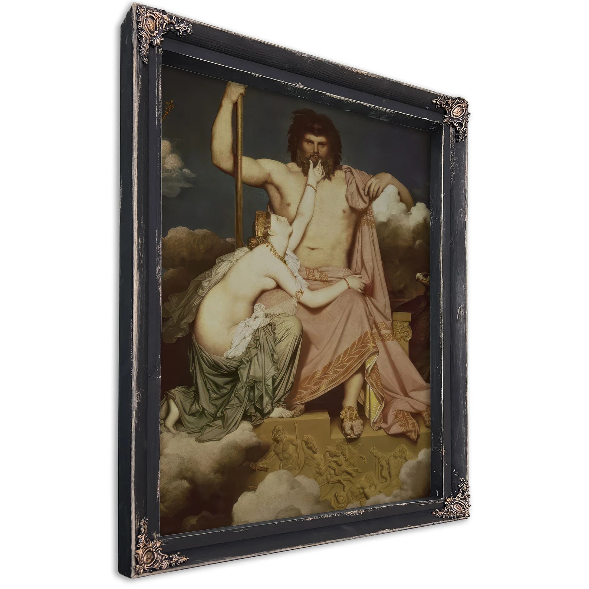 Jupiter And Thetis By Jean Auguste Dominique Ingres Fine Art Print