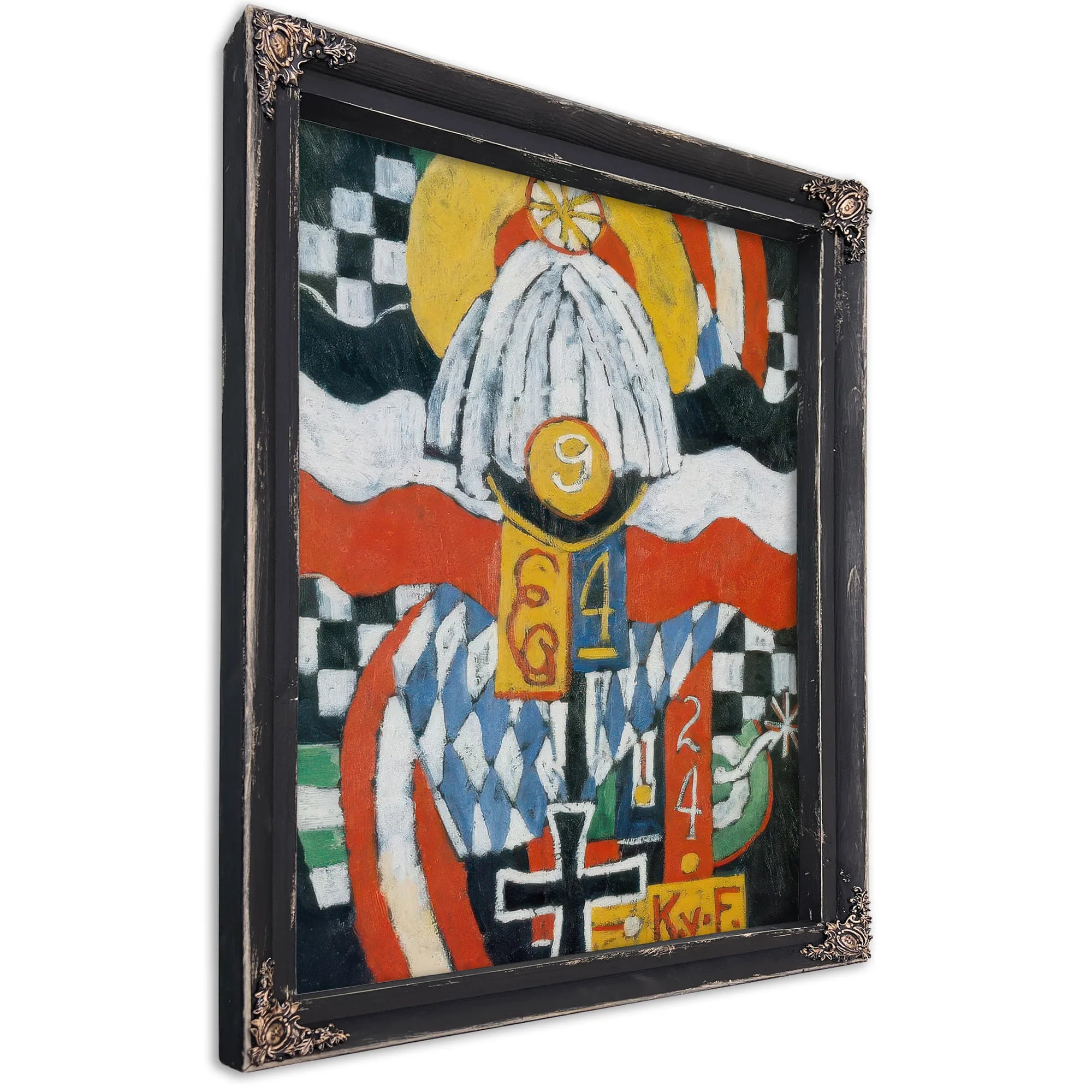 Painting No 47 Berlin By Marsden Hartley Fine Art Print