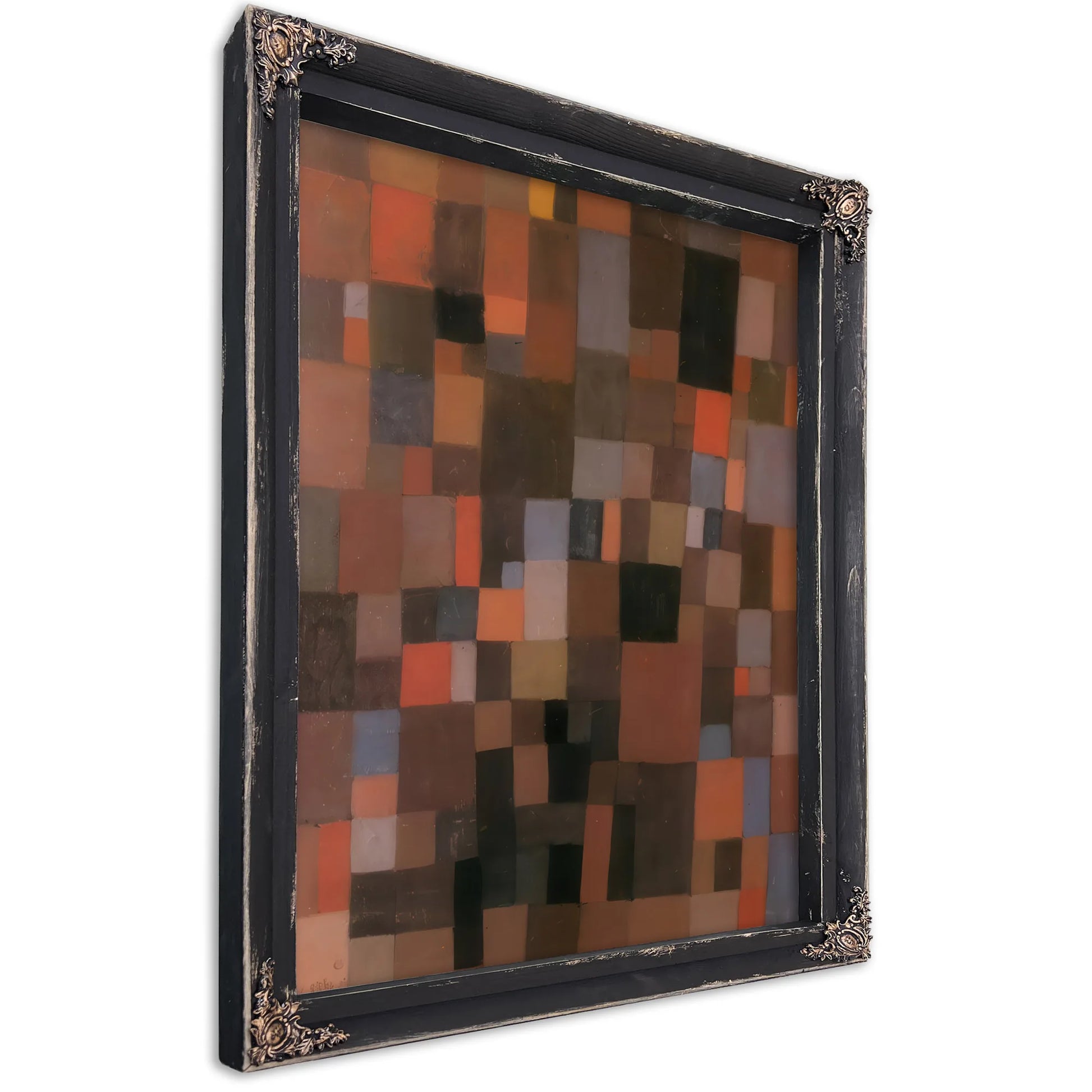 Harmony Of Rectangles In Red Yellow Blue With And Black 1923 238 By Paul Klee Fine Art Print