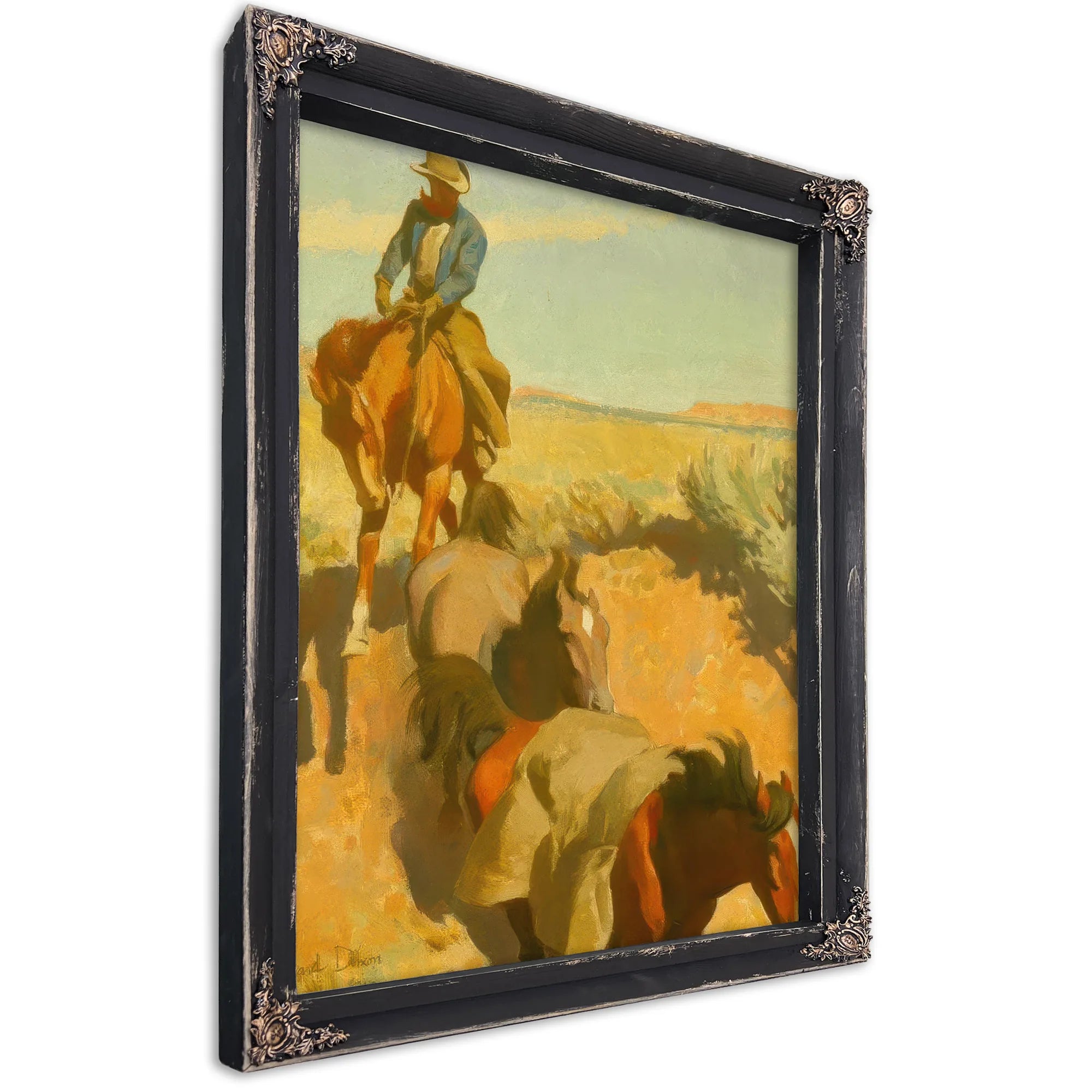 Cut Bank Tuscon By Maynard Dixon Fine Art Print