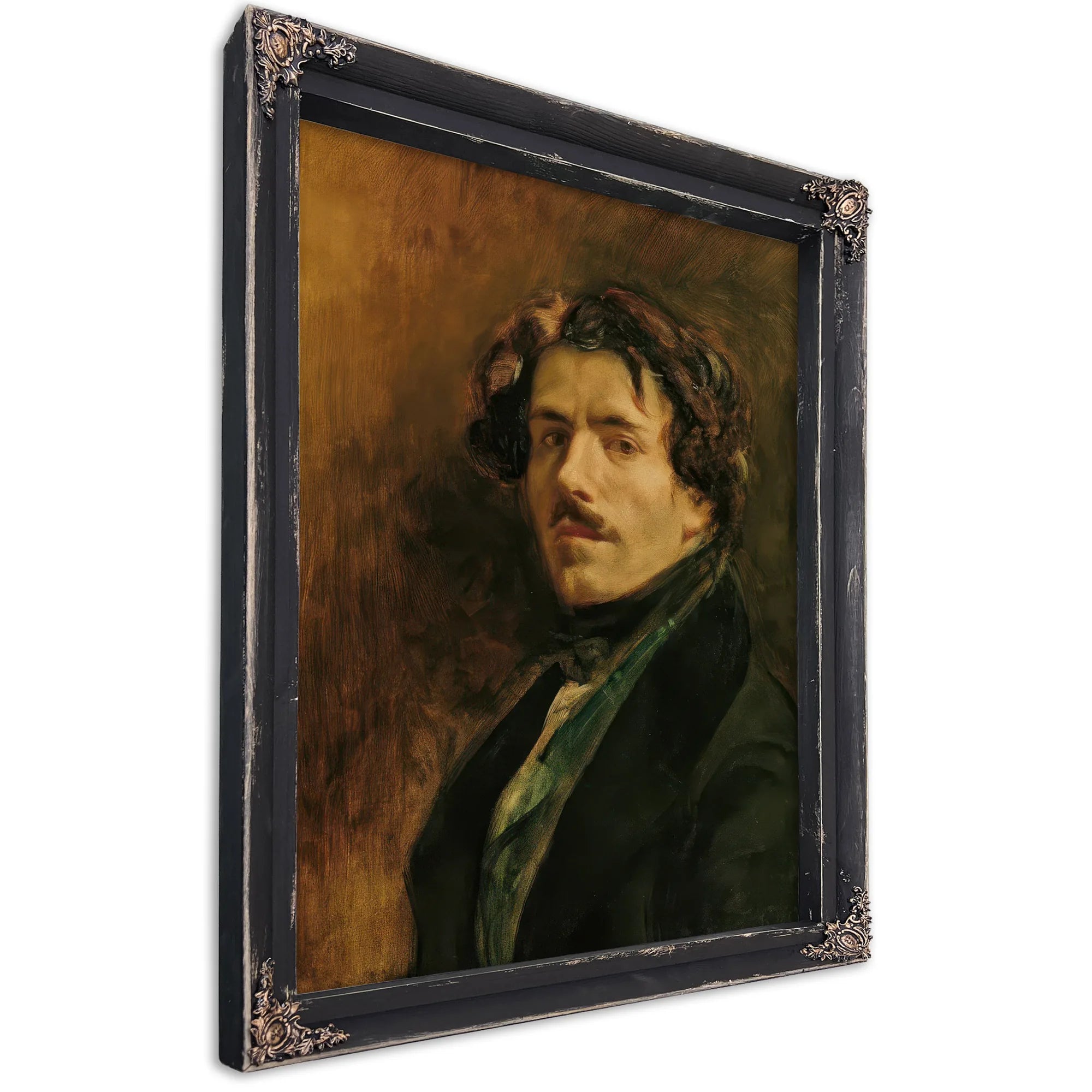 Self Portrait By Ferdinand Victor Eugene Delacroix Fine Art Print