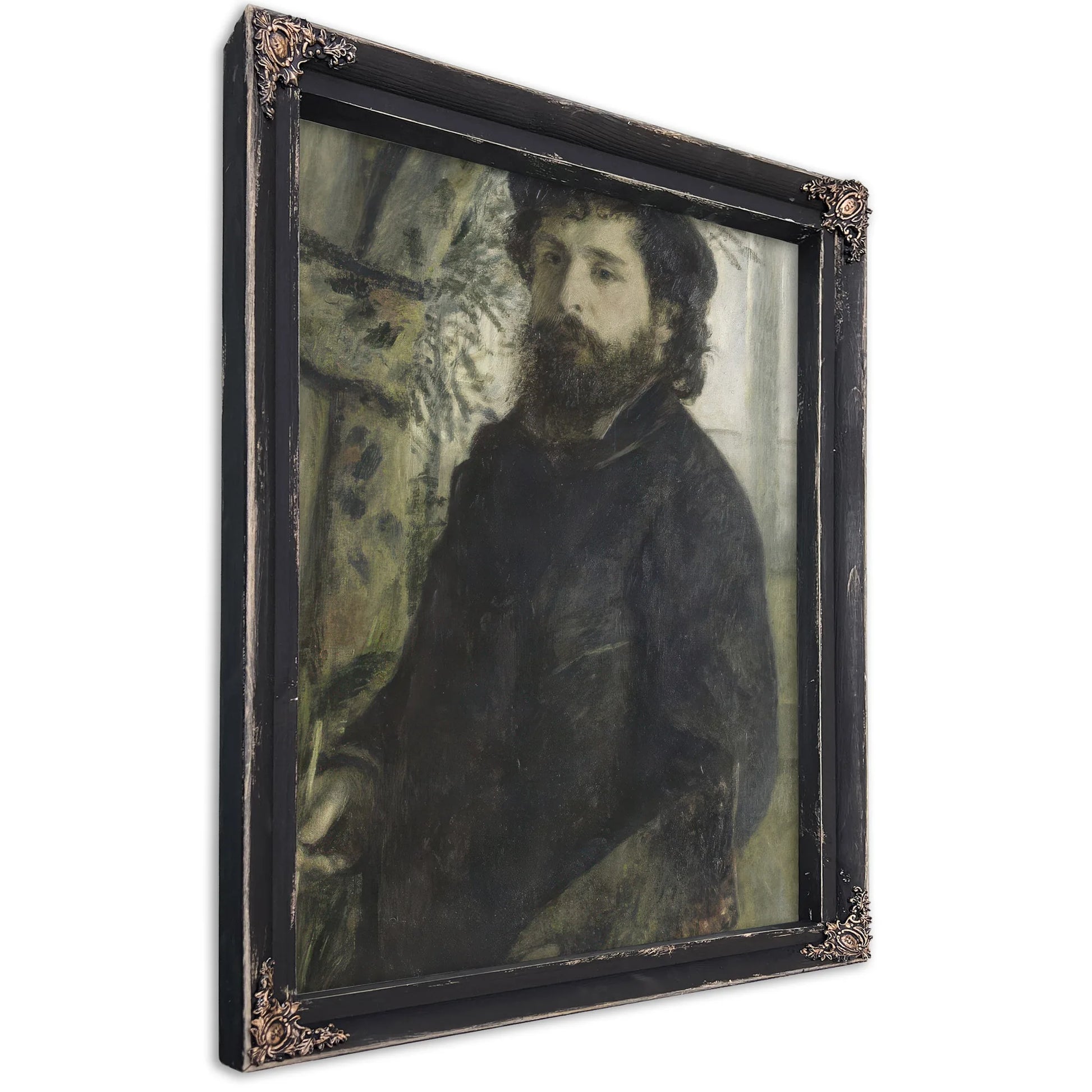 Claude Monet By Pierre Auguste Renoir Fine Art Print
