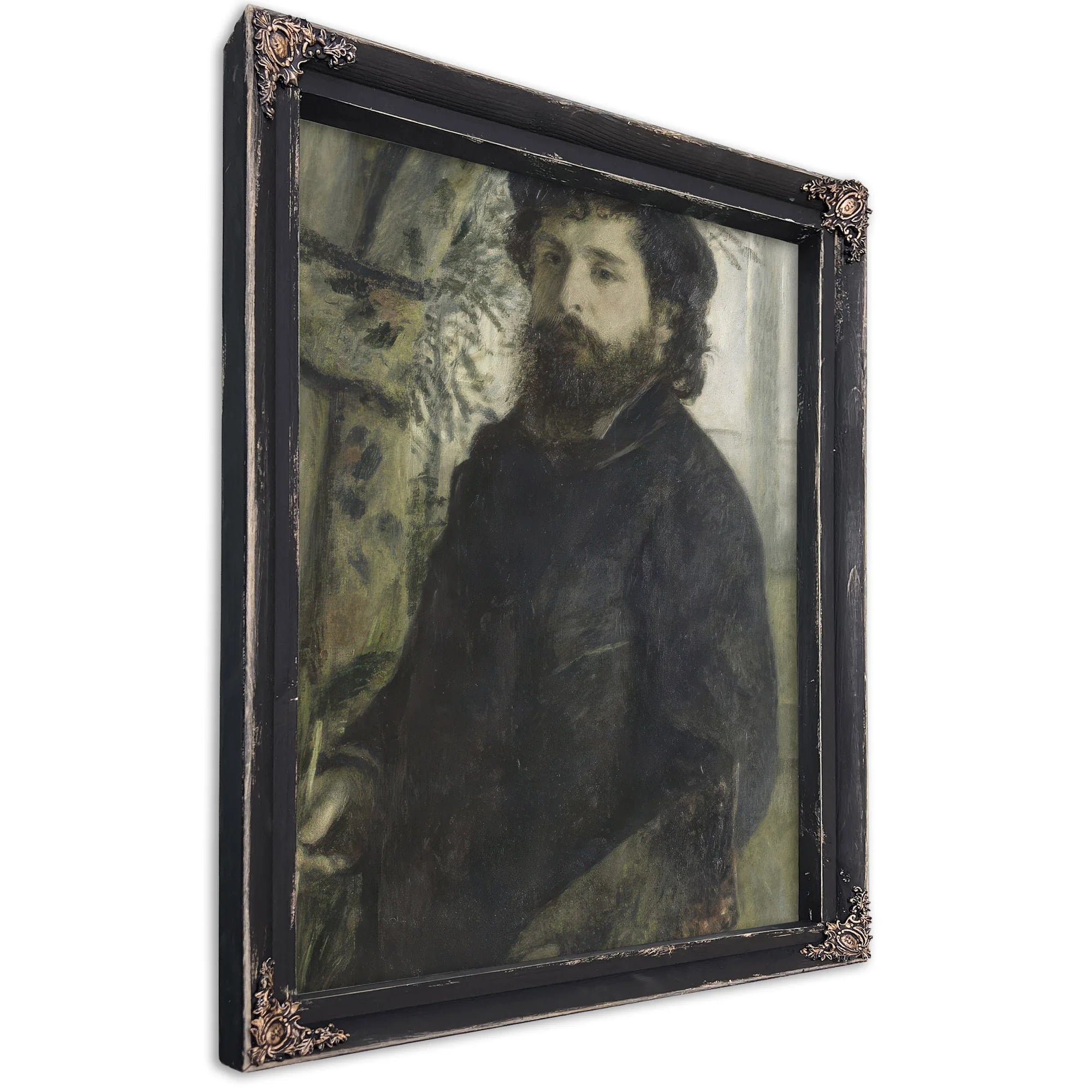 Claude Monet By Pierre Auguste Renoir Fine Art Print