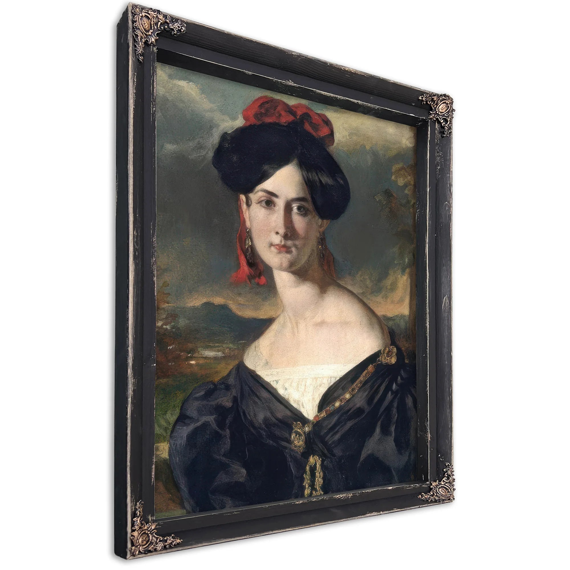 Louisa Elizabeth Vaughan, Born Rolls By William Etty Fine Art Print