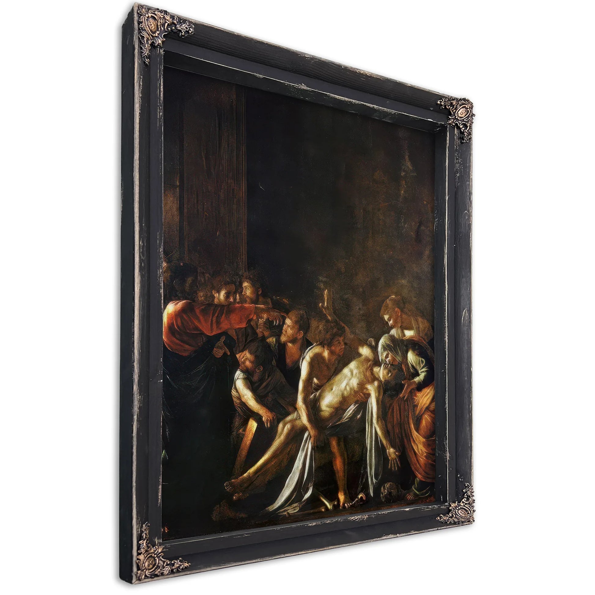 Raising Of Lazarus 1609 By Caravaggio Fine Art Print