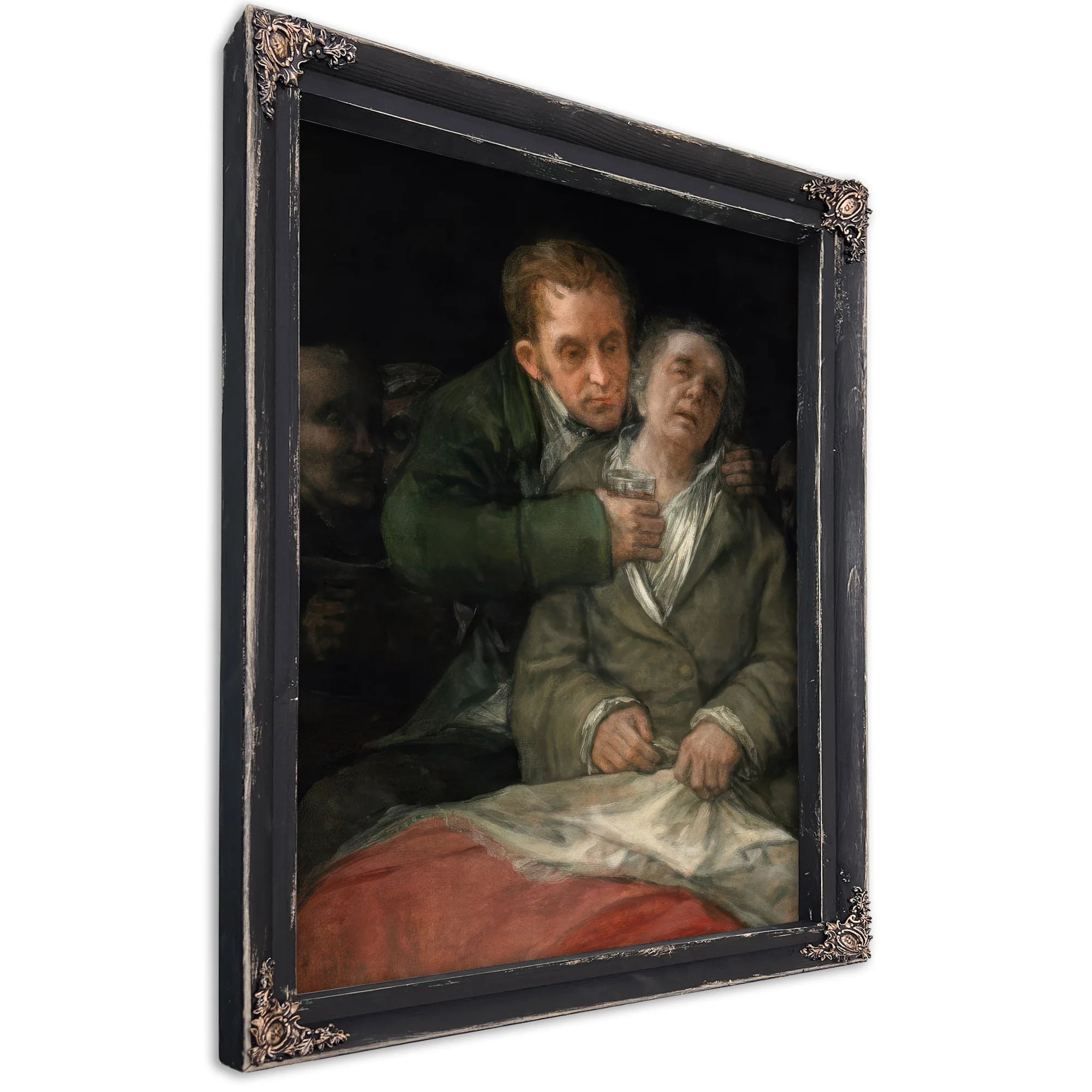 Self Portrait With Dr Arrieta By Francisco De Goya Fine Art Print