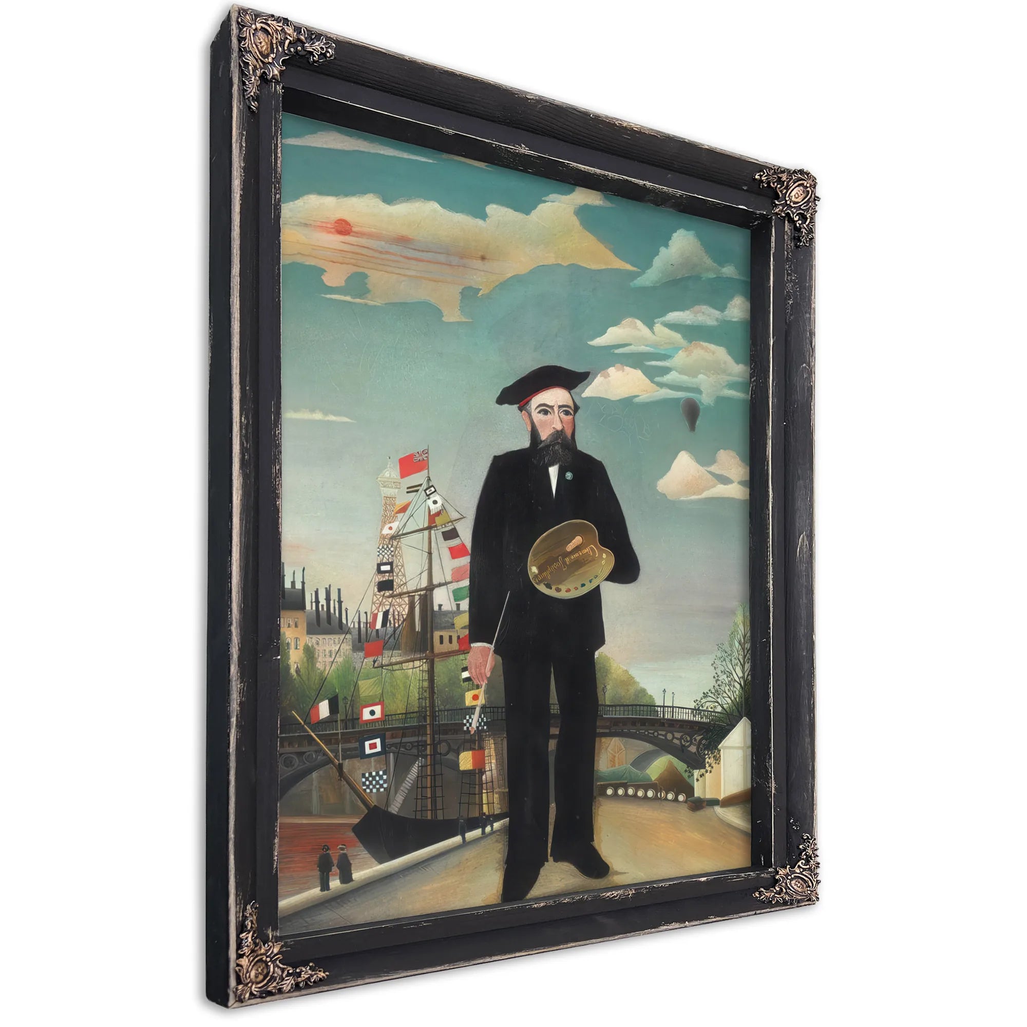 Myself Portrait Landscape 1890 By Henri Rousseau Fine Art Print