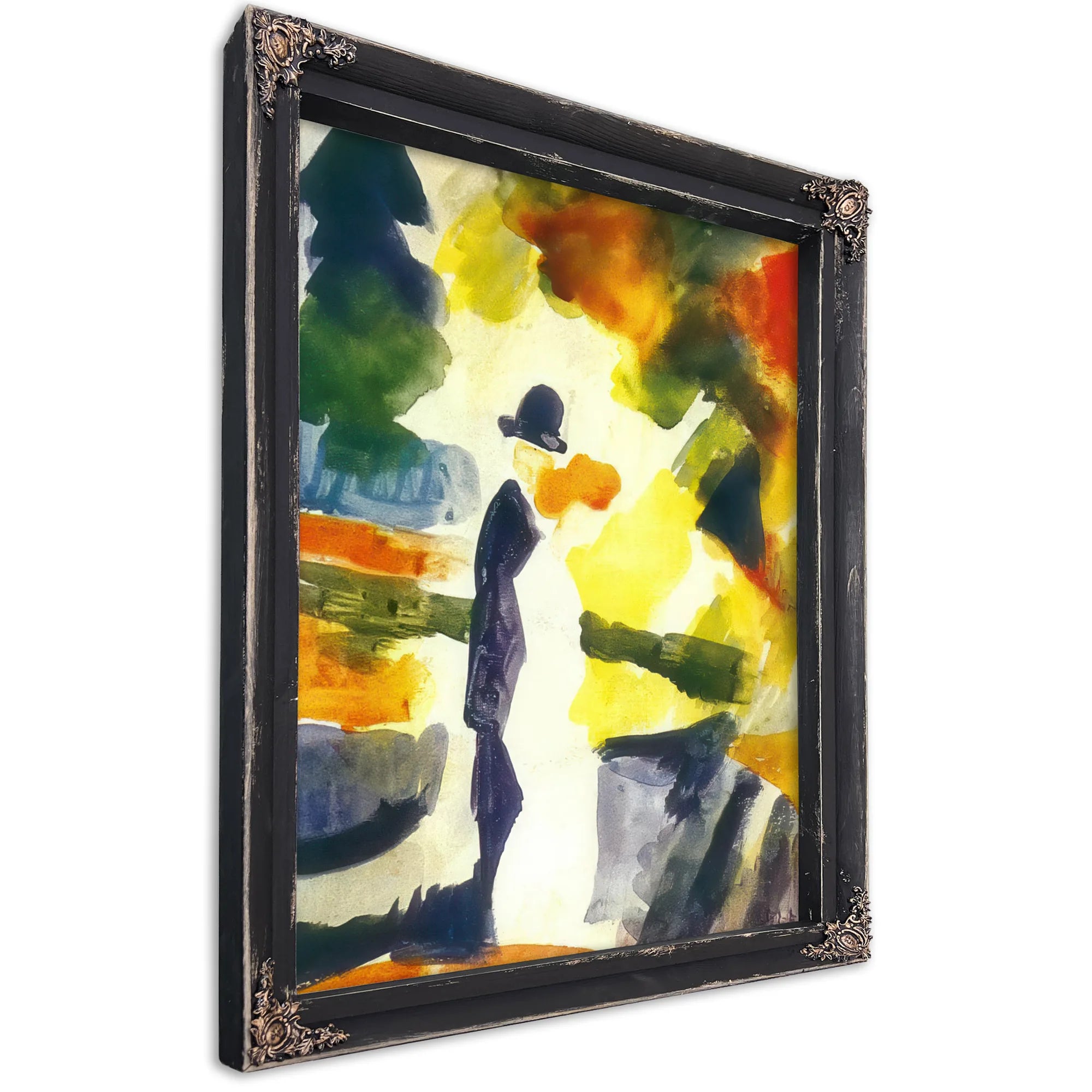 Couple In A Park By August Macke Fine Art Print