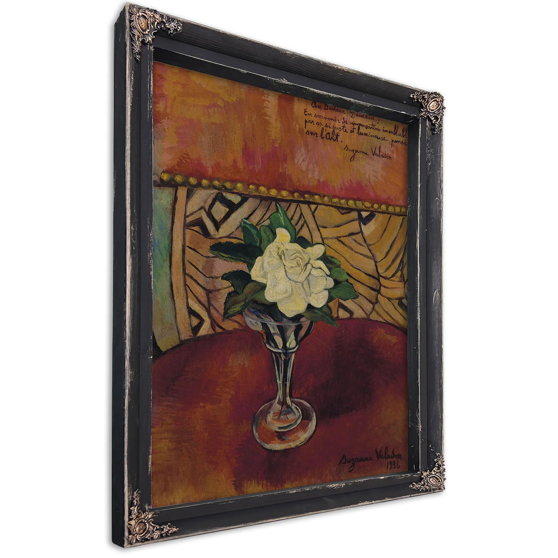 Nature Morte A La Rose Blanche by Suzanne Valadon