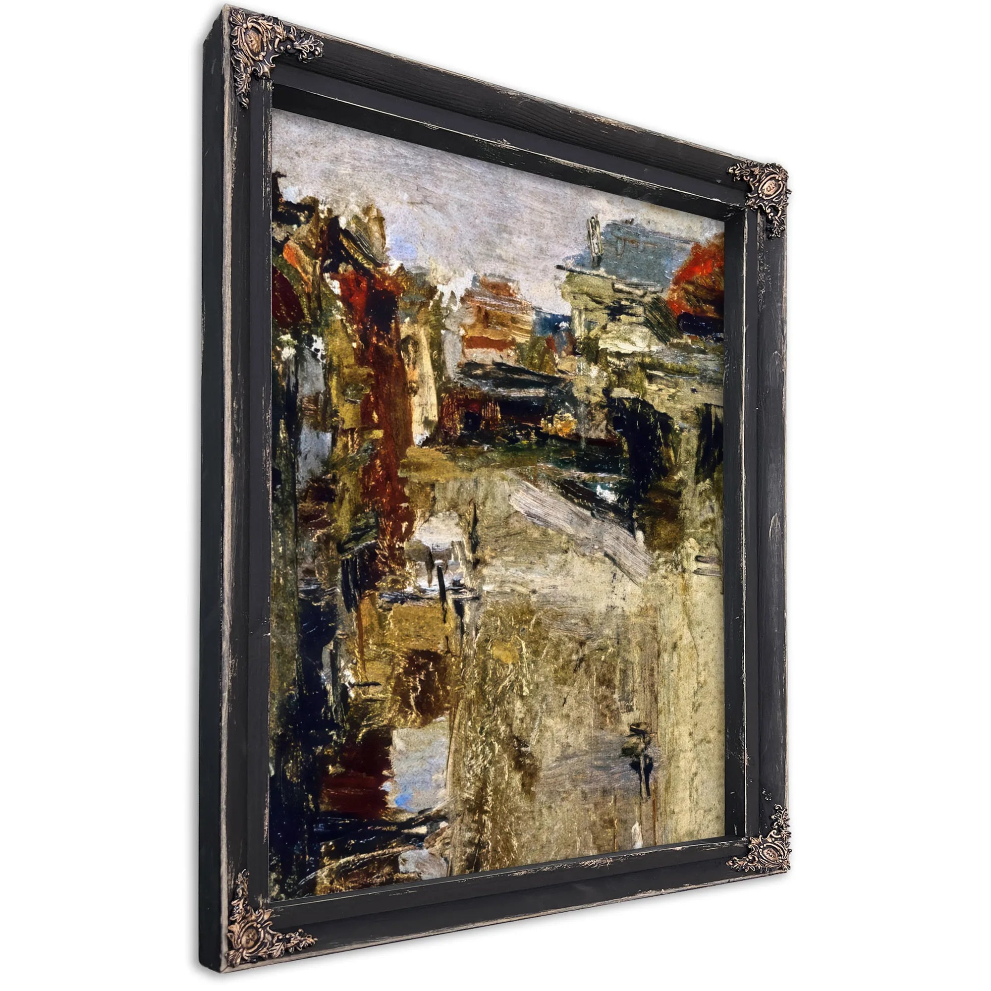 Boulevard Van Iseghem In The Rain By James Ensor Fine Art Print