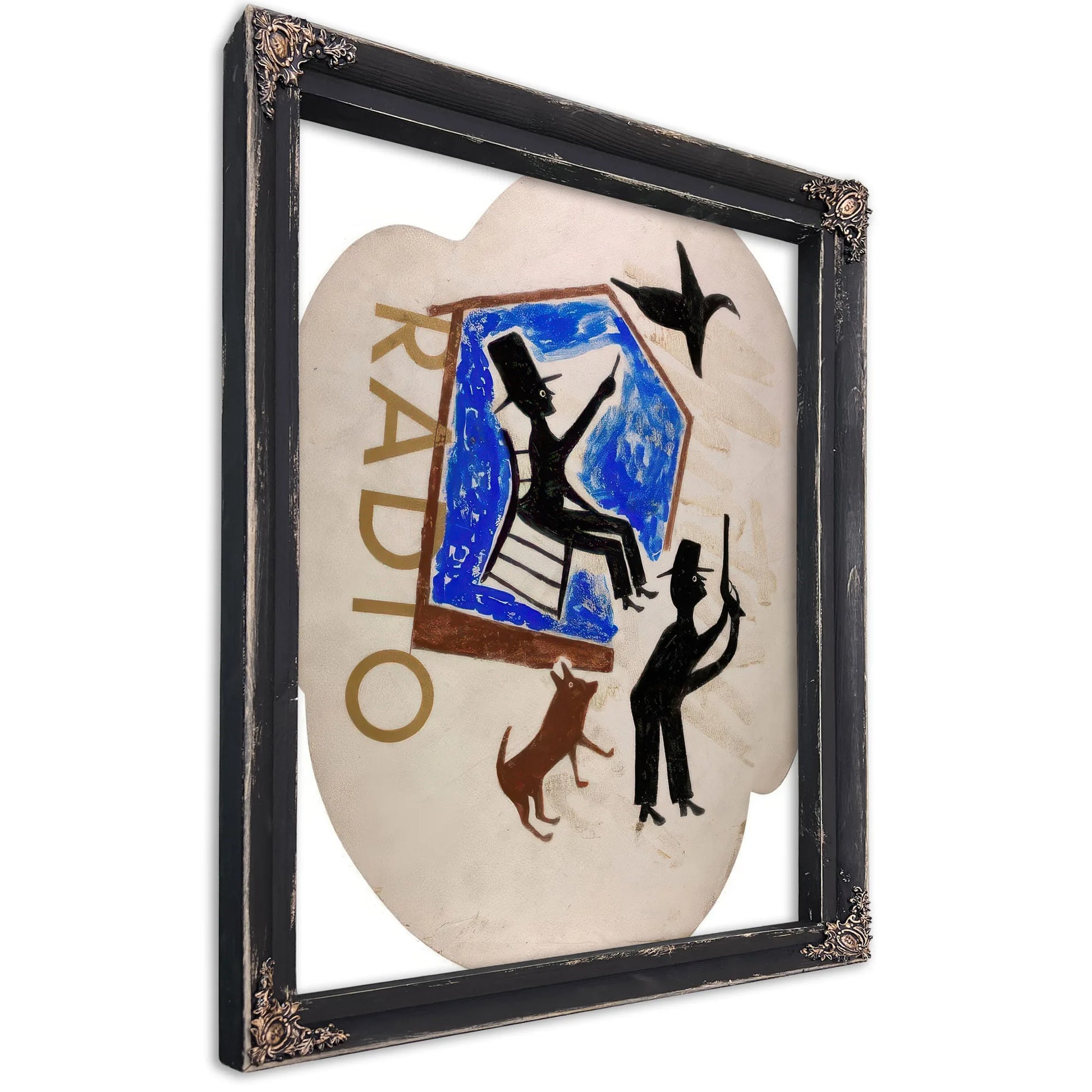 Untitled Radio By Bill Traylor Fine Art Print