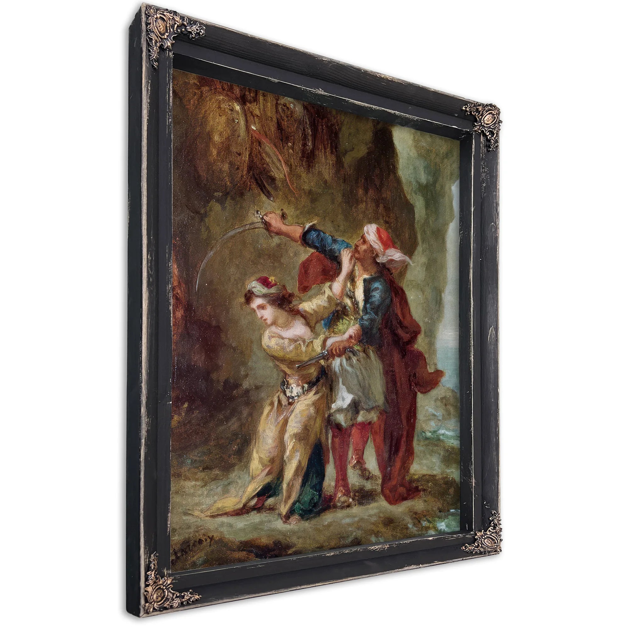 The Bride Of Abydos By Ferdinand Victor Eugene Delacroix Fine Art Print