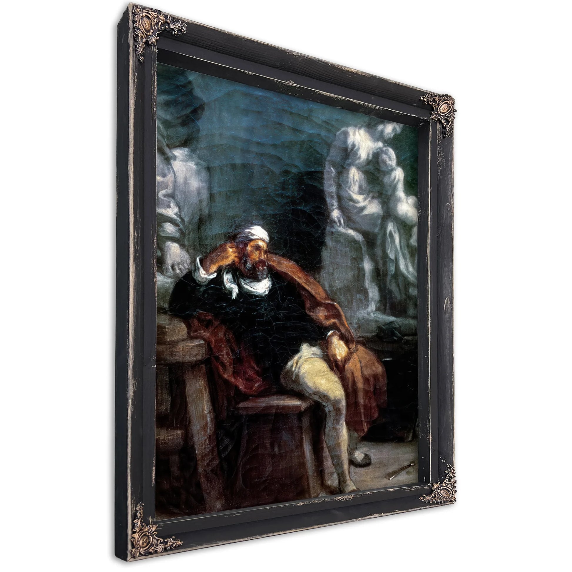 Michelangelo (1475 1564) In His Studio By Ferdinand Victor Eugene Delacroix Fine Art Print