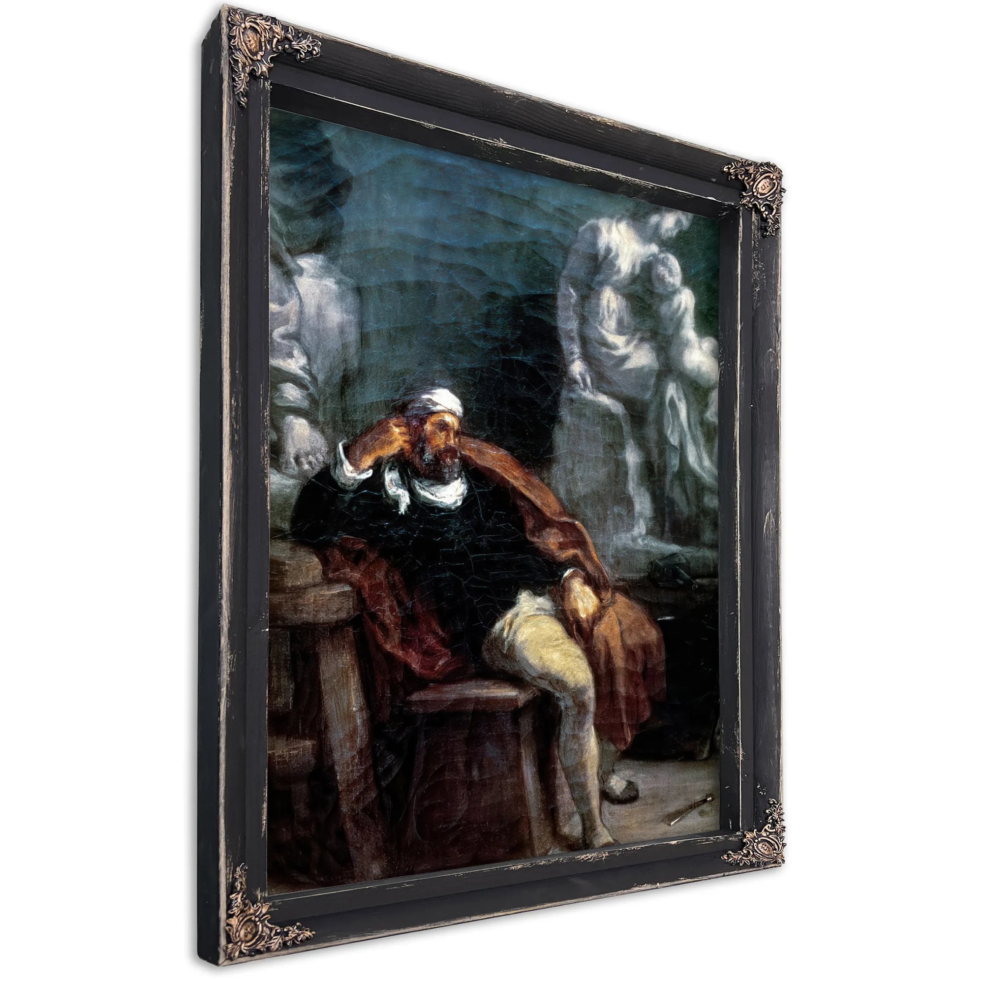 Michelangelo (1475 1564) In His Studio By Ferdinand Victor Eugene Delacroix Fine Art Print