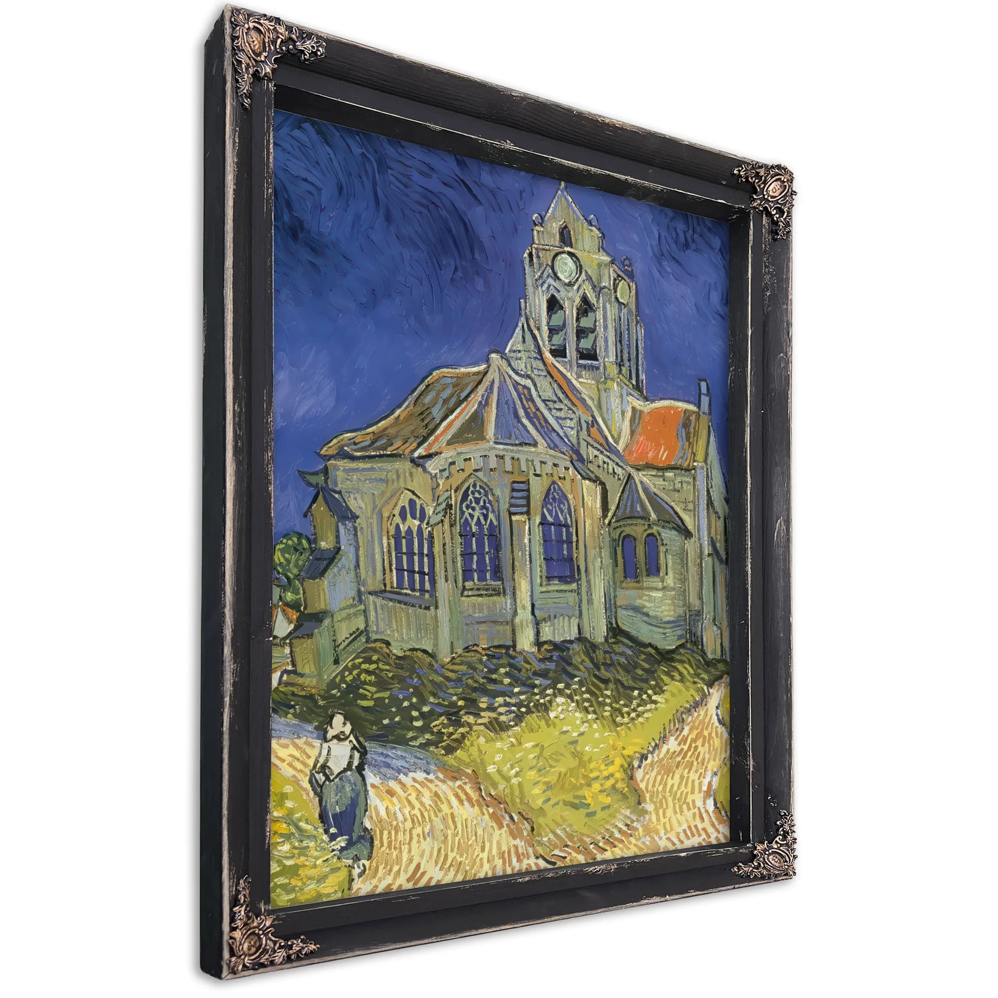 The Church At Auvers By Vincent Van Gogh Fine Art Print