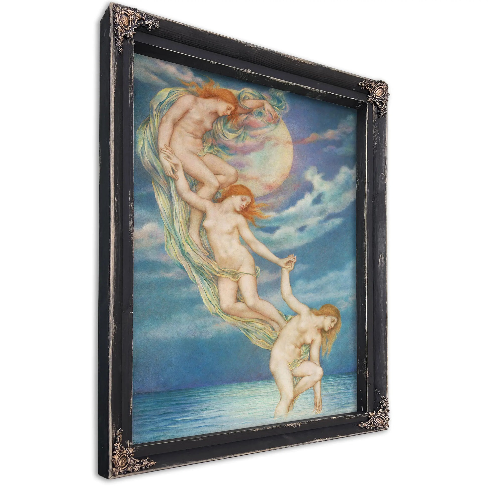 Moonbeams Dipping Into The Sea by Evelyn De Morgan
