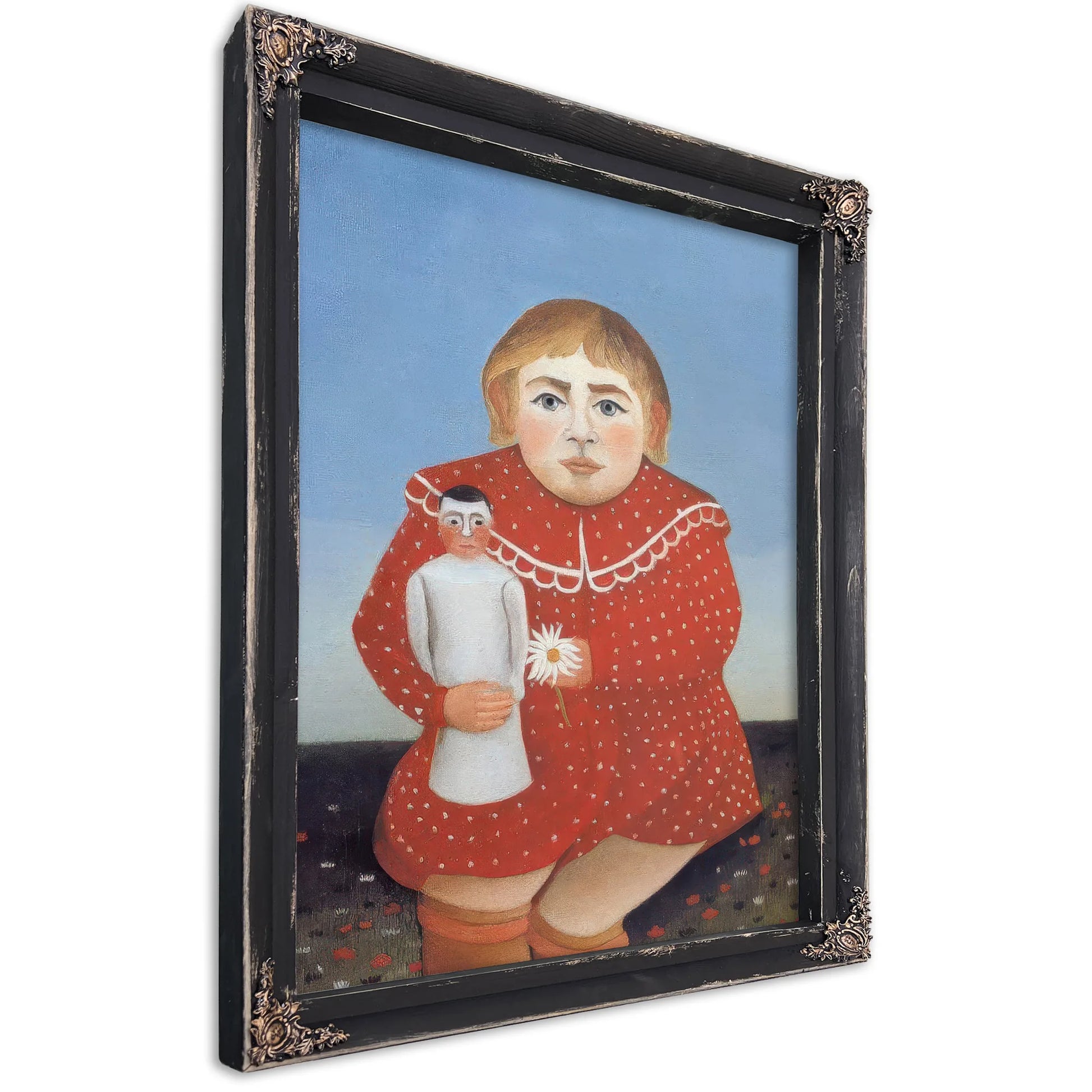 Portrait Of A Child About 1905 By Henri Rousseau Fine Art Print