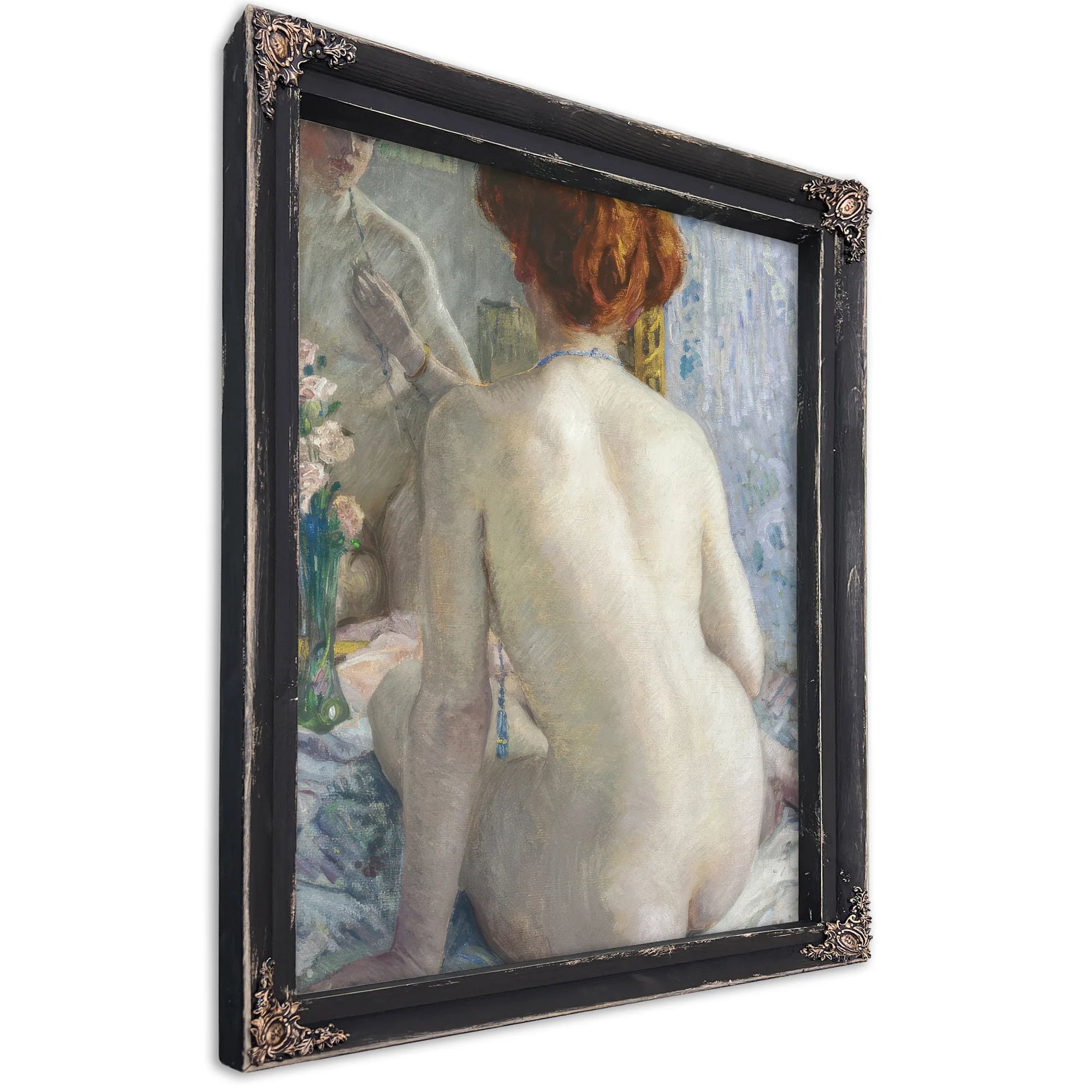 Reflections (Marcelle) By Frederick Carl Frieseke Fine Art Print