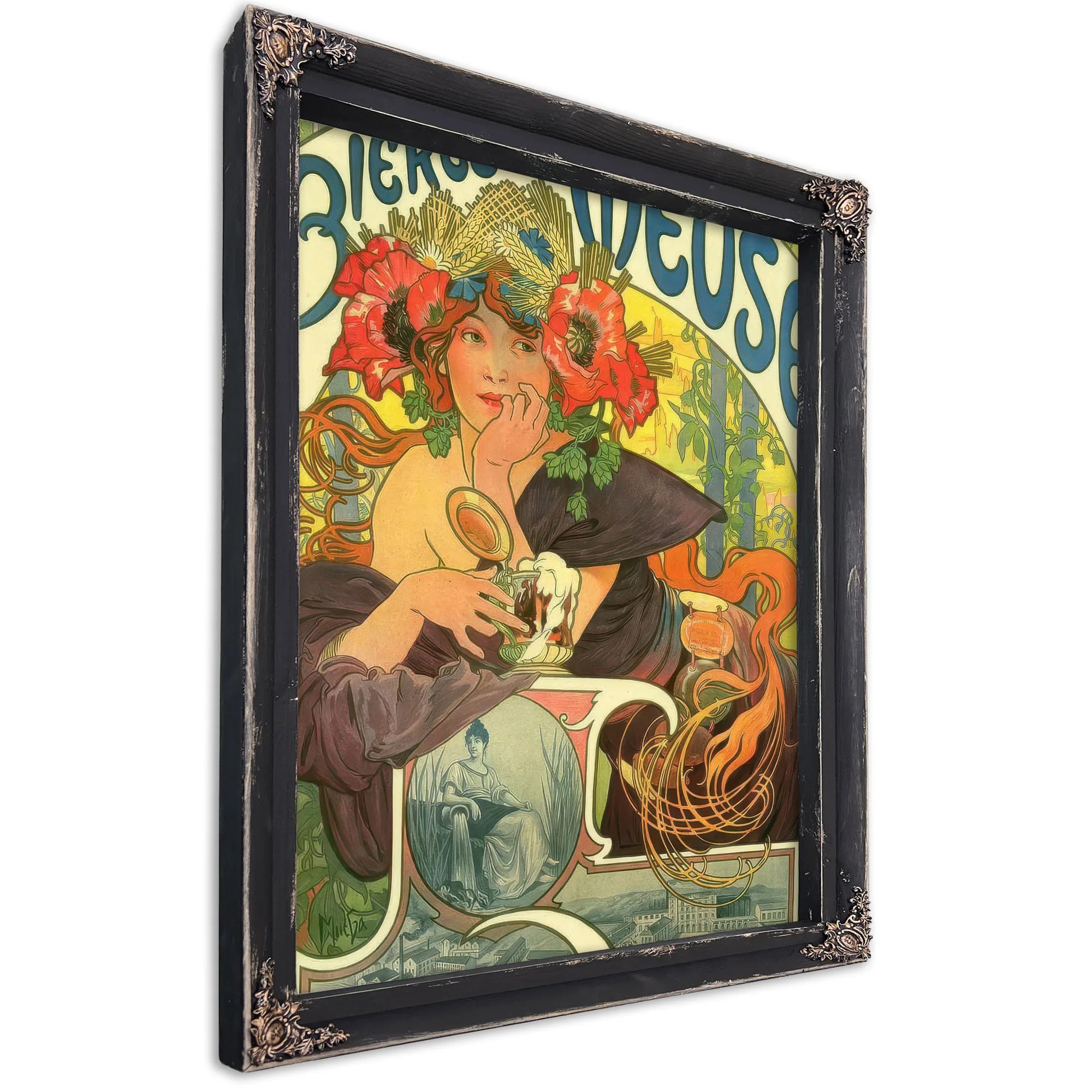 Bieres De La Meuse By Alphonse Mucha Fine Art Print
