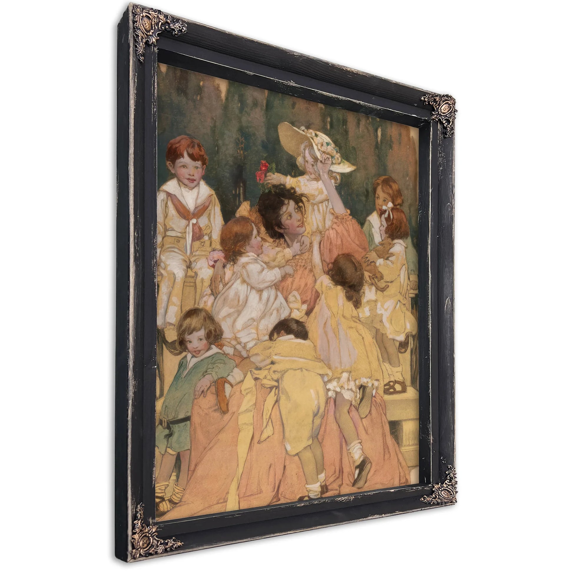 A Childs Garden Of Verses Book Illustration 1905 By Jessie Willcox Smith Fine Art Print