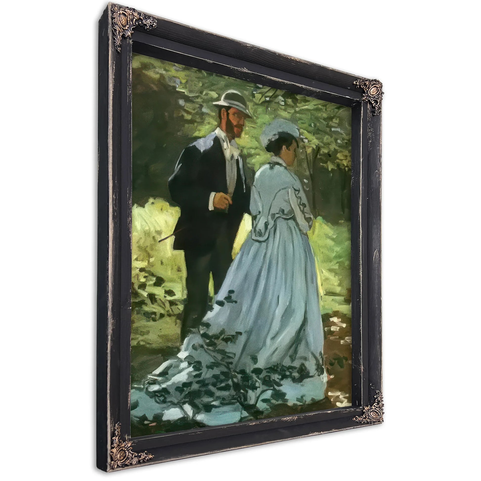 The Walkers By Claude Monet Fine Art Print