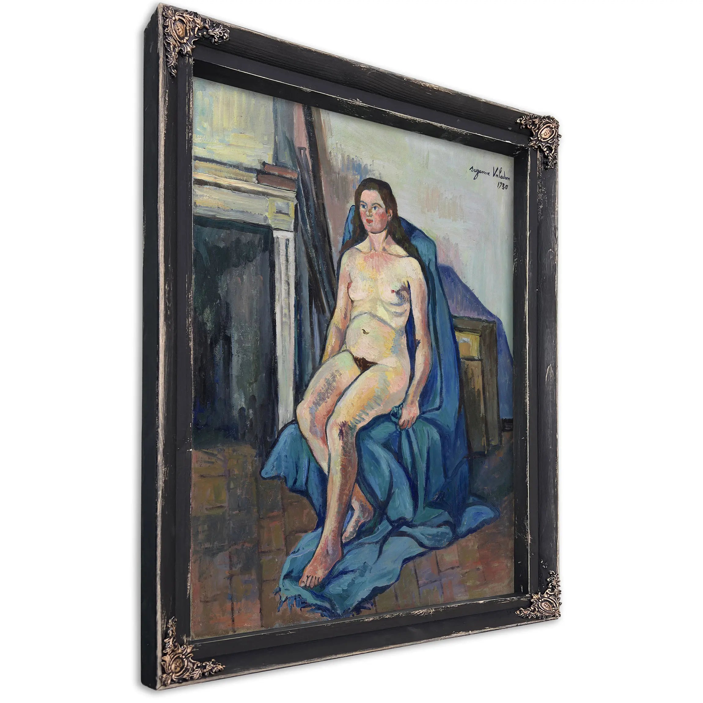 Valadon Nu Au Chale Bleu by Suzanne Valadon