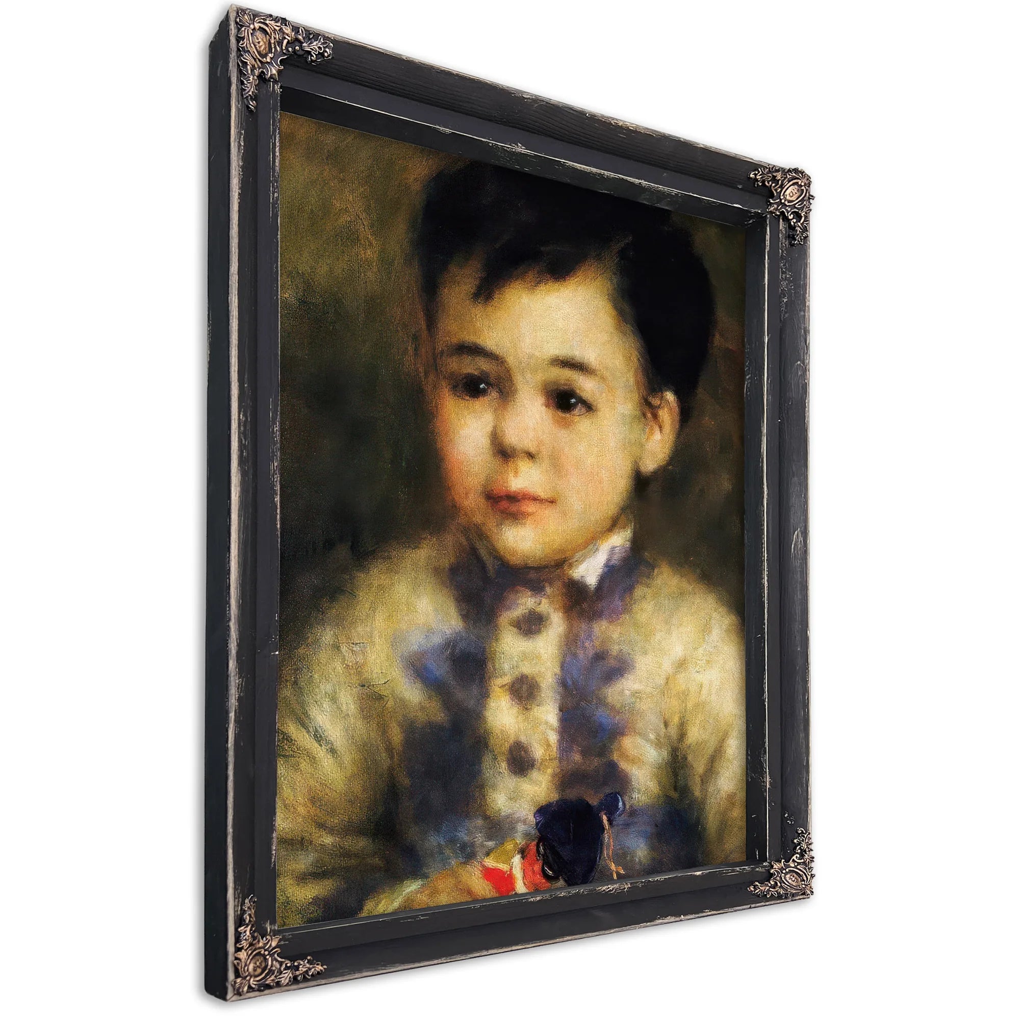 Boy With Toy Soldier By Pierre August Renoir Fine Art Print
