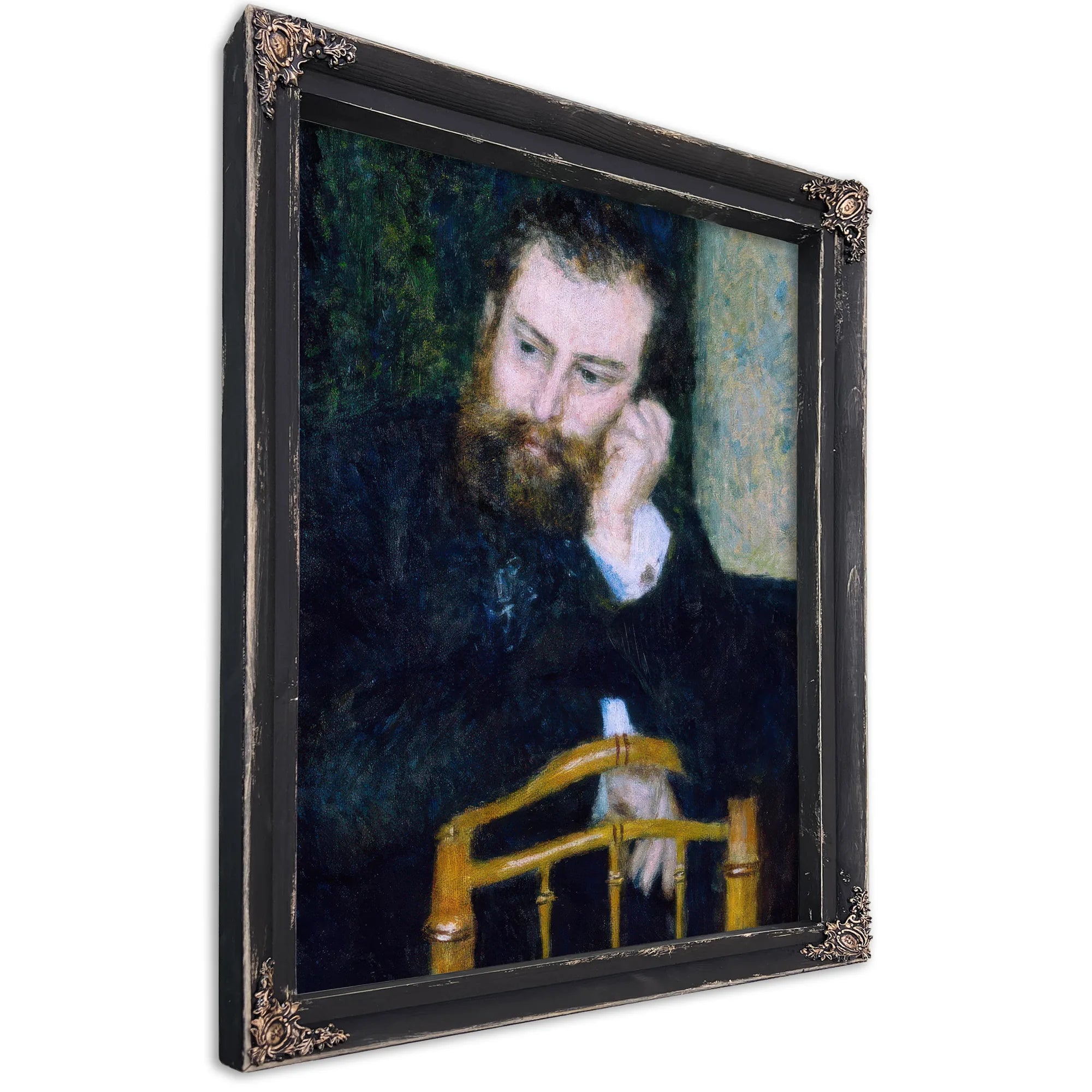 Alfred Sisley By Pierre August Renoir Fine Art Print