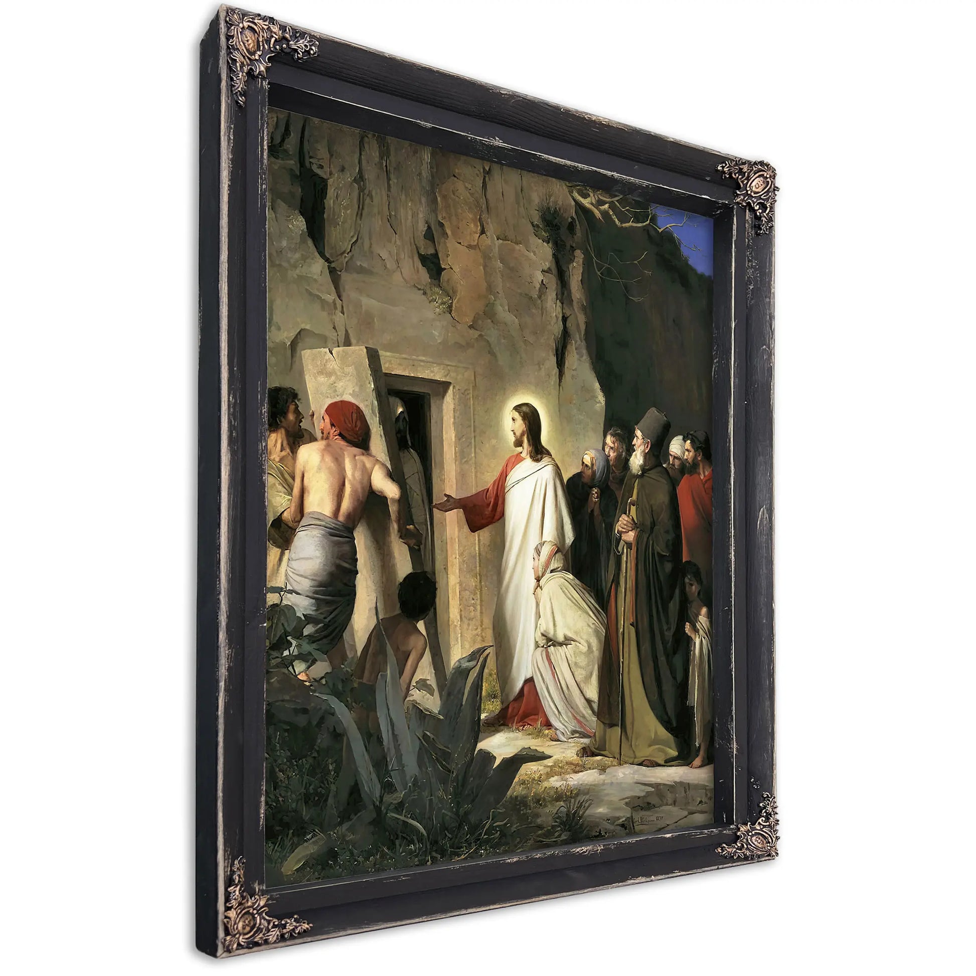 The Raising Of Lazarus 4 by Carl Bloch