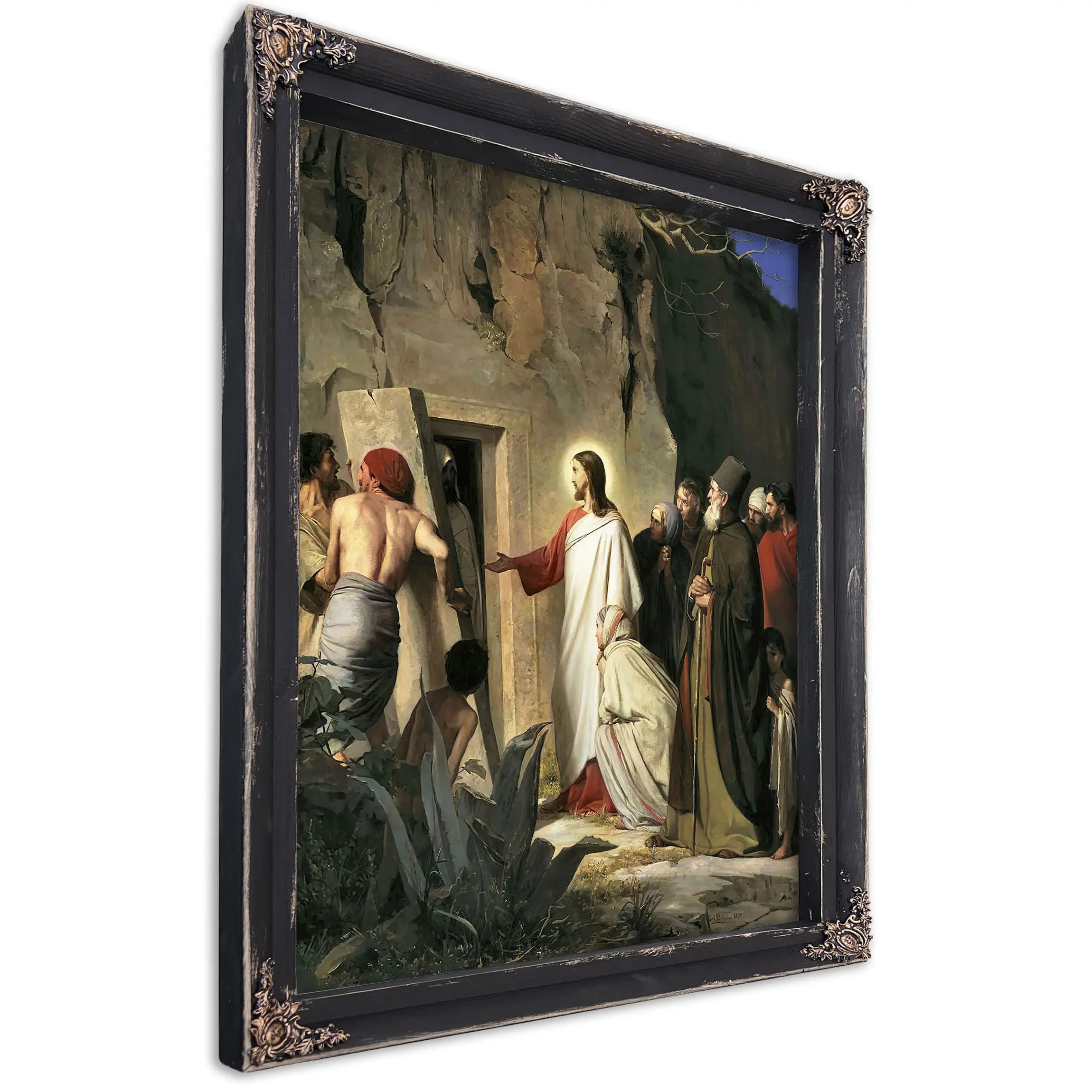The Raising Of Lazarus 4 by Carl Bloch