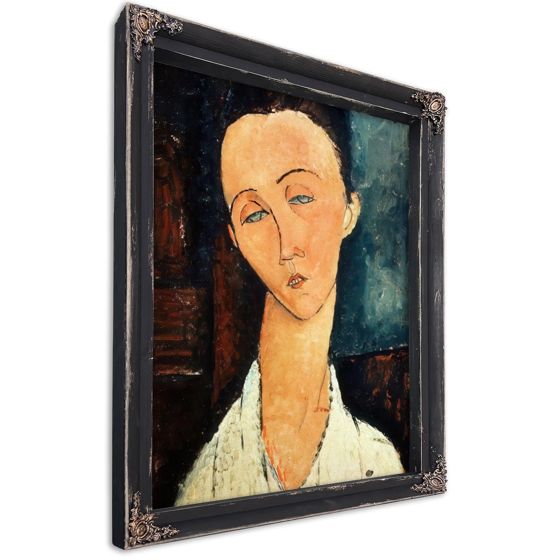 Portrait Of Lunia Czechowskaa By Amedeo Modigliani Fine Art Print
