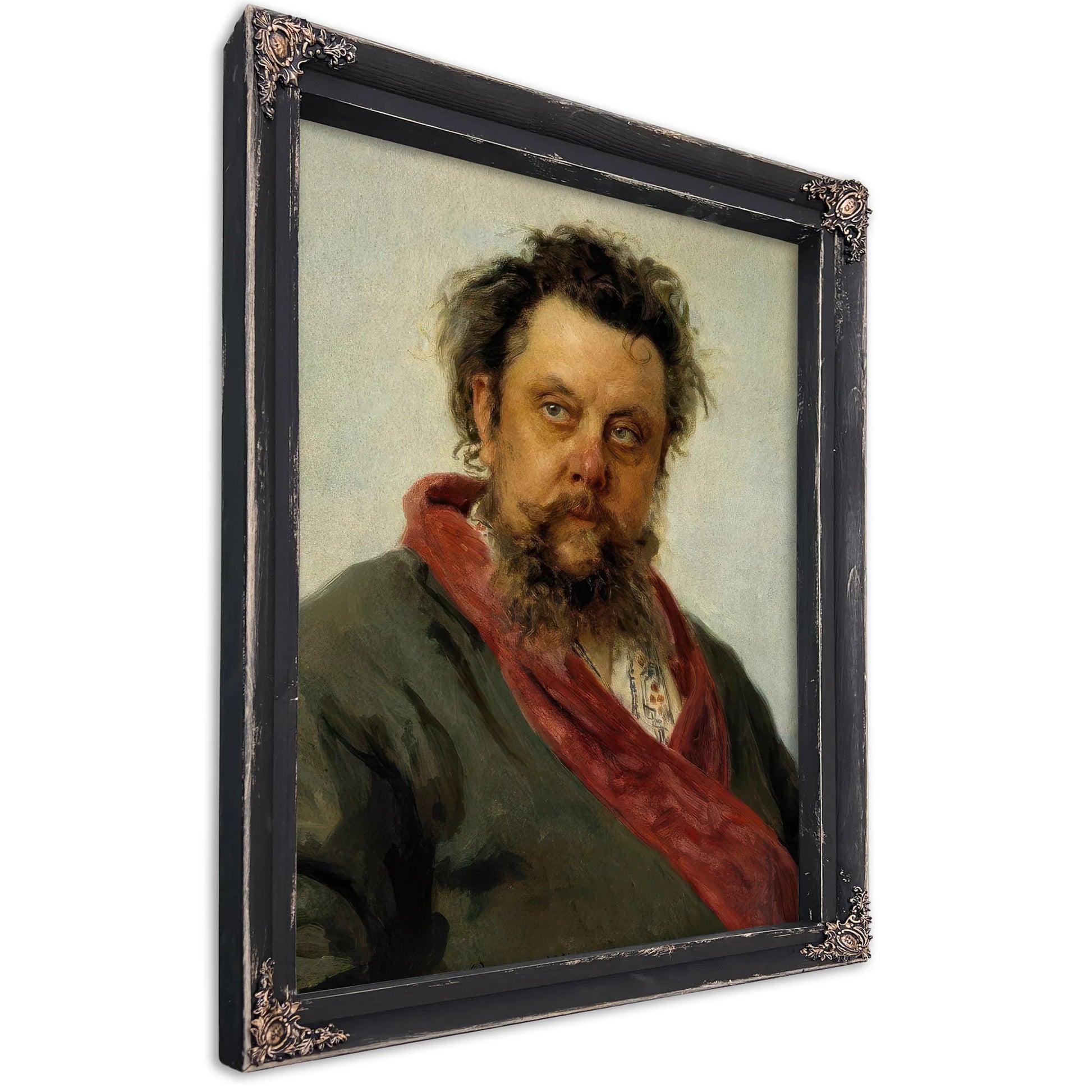 Portrait Of Modest Musorgsky 1881 By Ilya Repin Fine Art Print