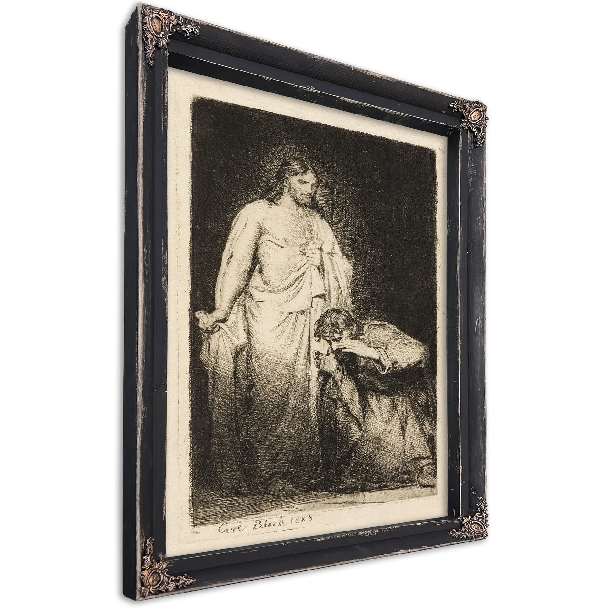 Christ And The Doubting Thomas 4 by Carl Bloch
