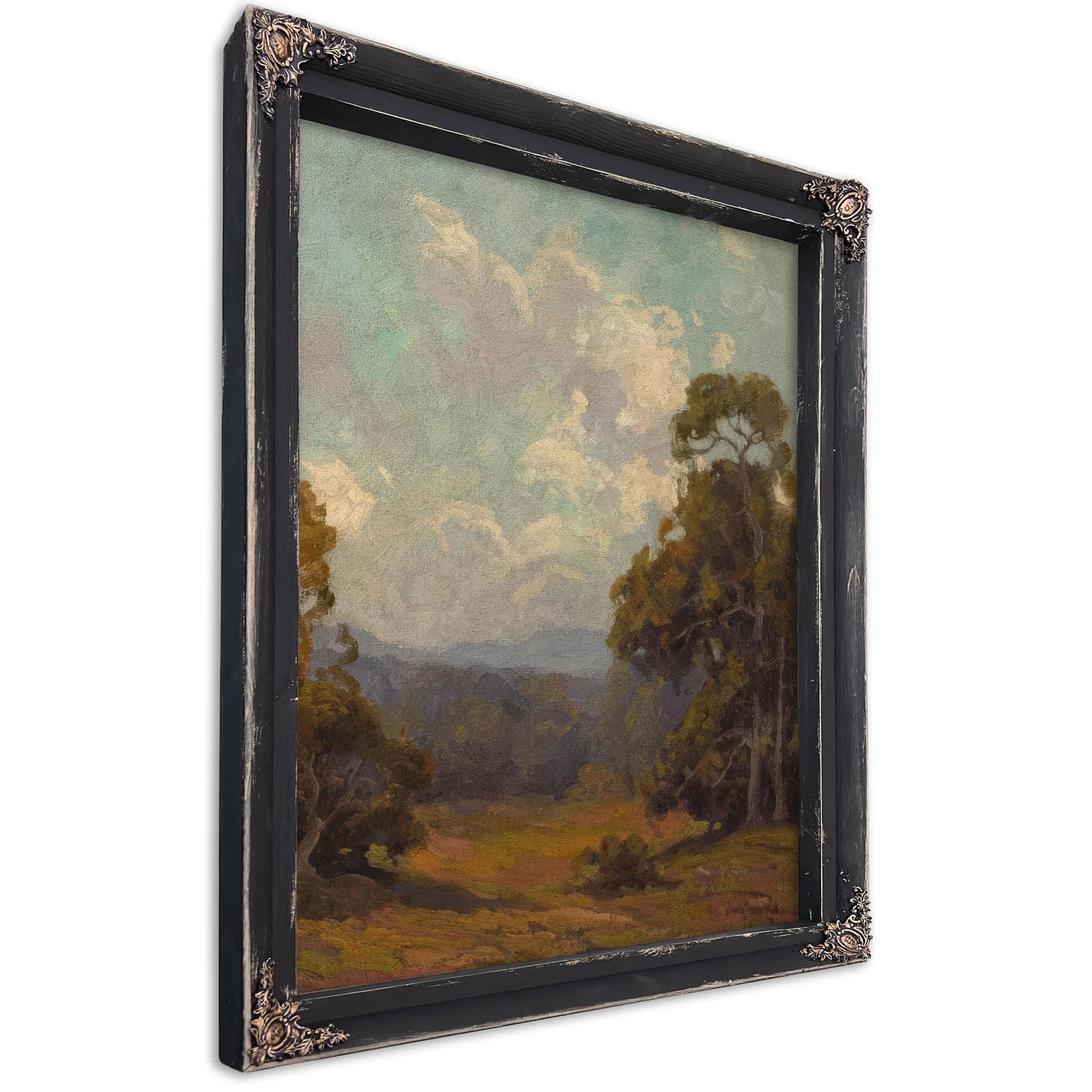 Wildflowers In A California Landscape By Edgar Payne Fine Art Print