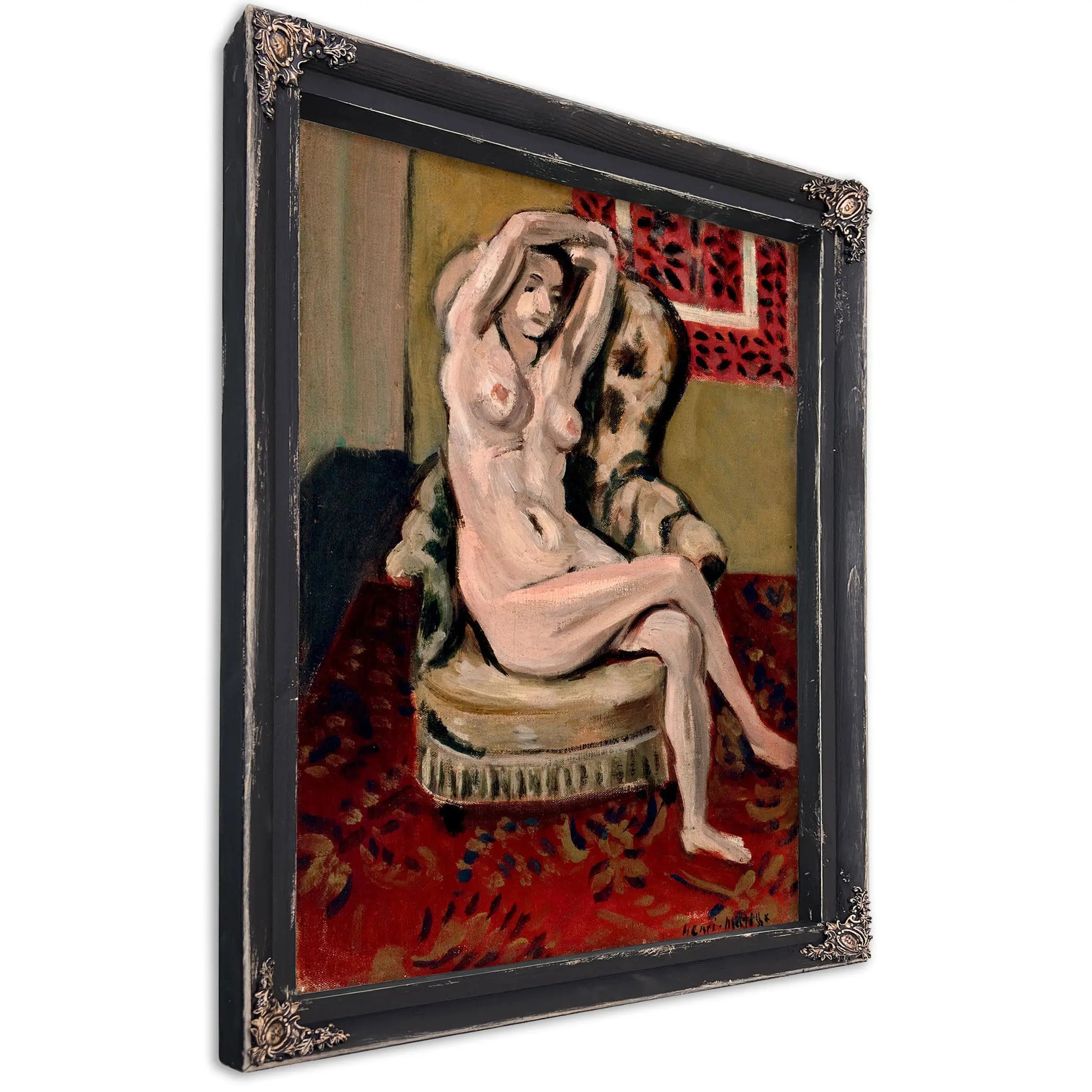 Nude On A Stool by Henri Matisse