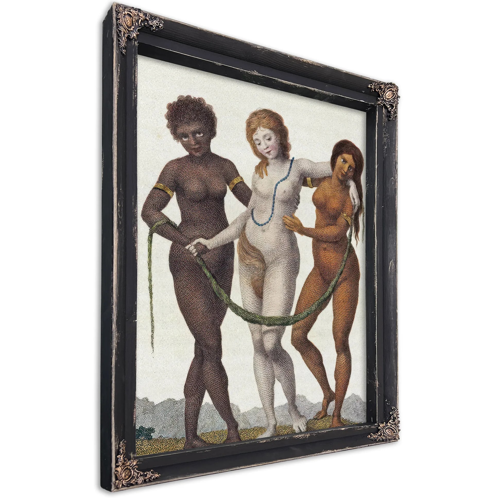 Europe Supported By Africa And America By William Blake Fine Art Print