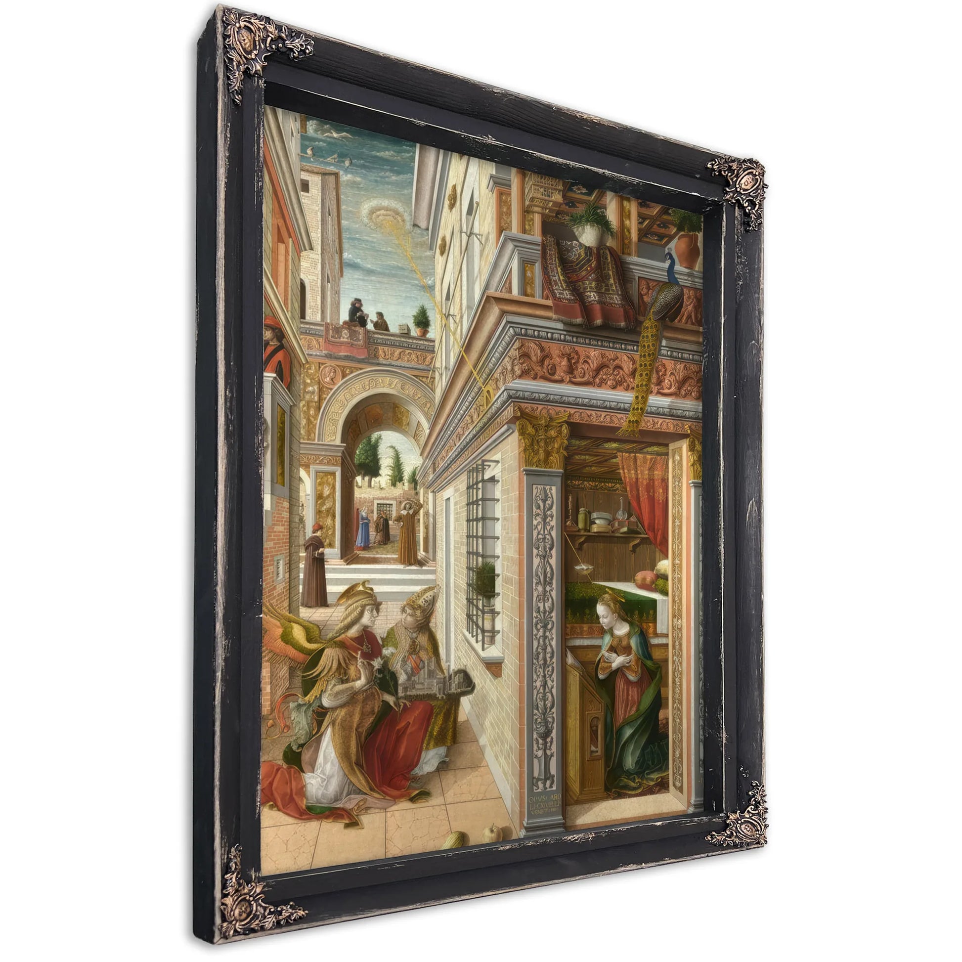 The Annunciation With St Emidius 1486 By Carlo Crivelli Fine Art Print
