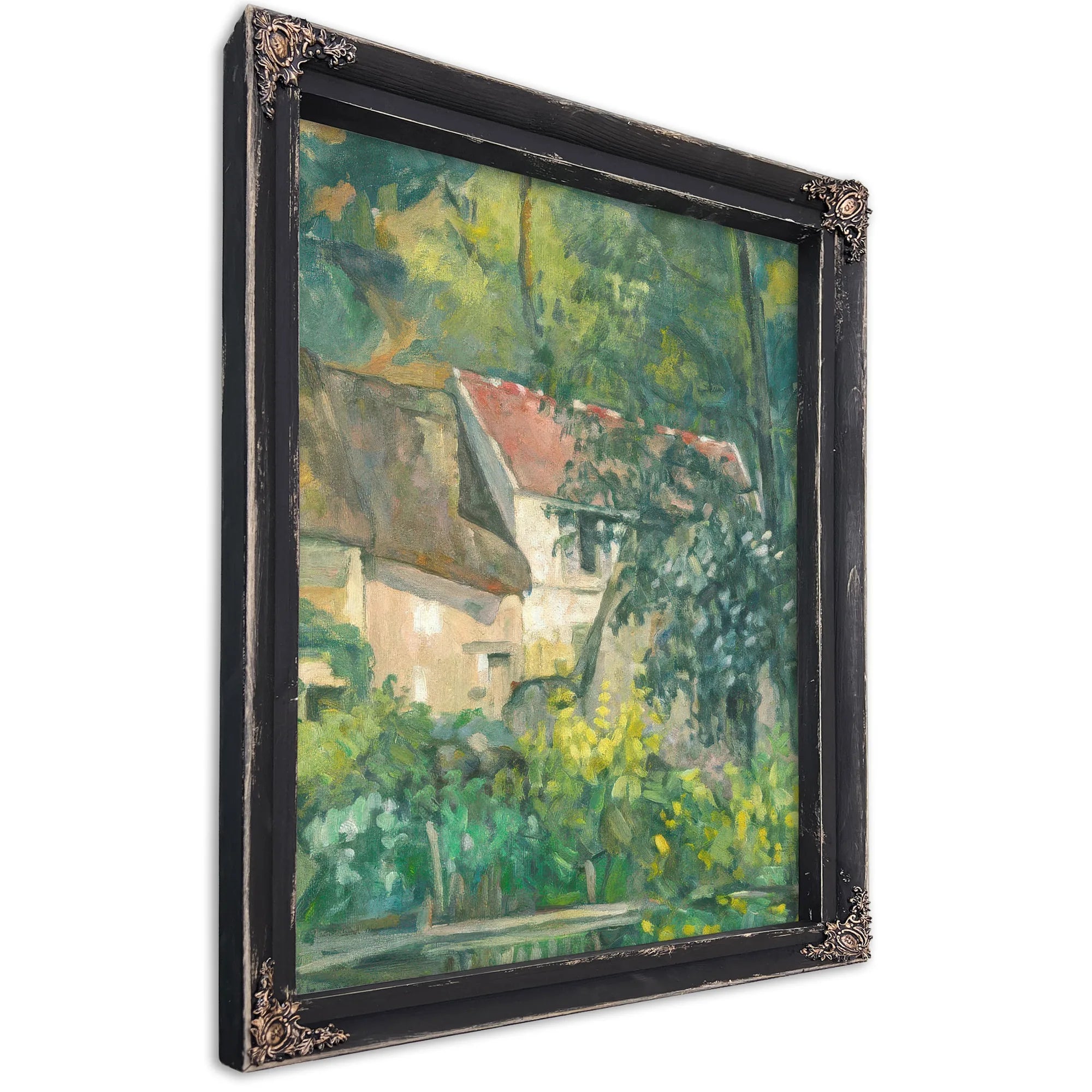 House Of Pere Lacroix By Paul Cezanne Fine Art Print