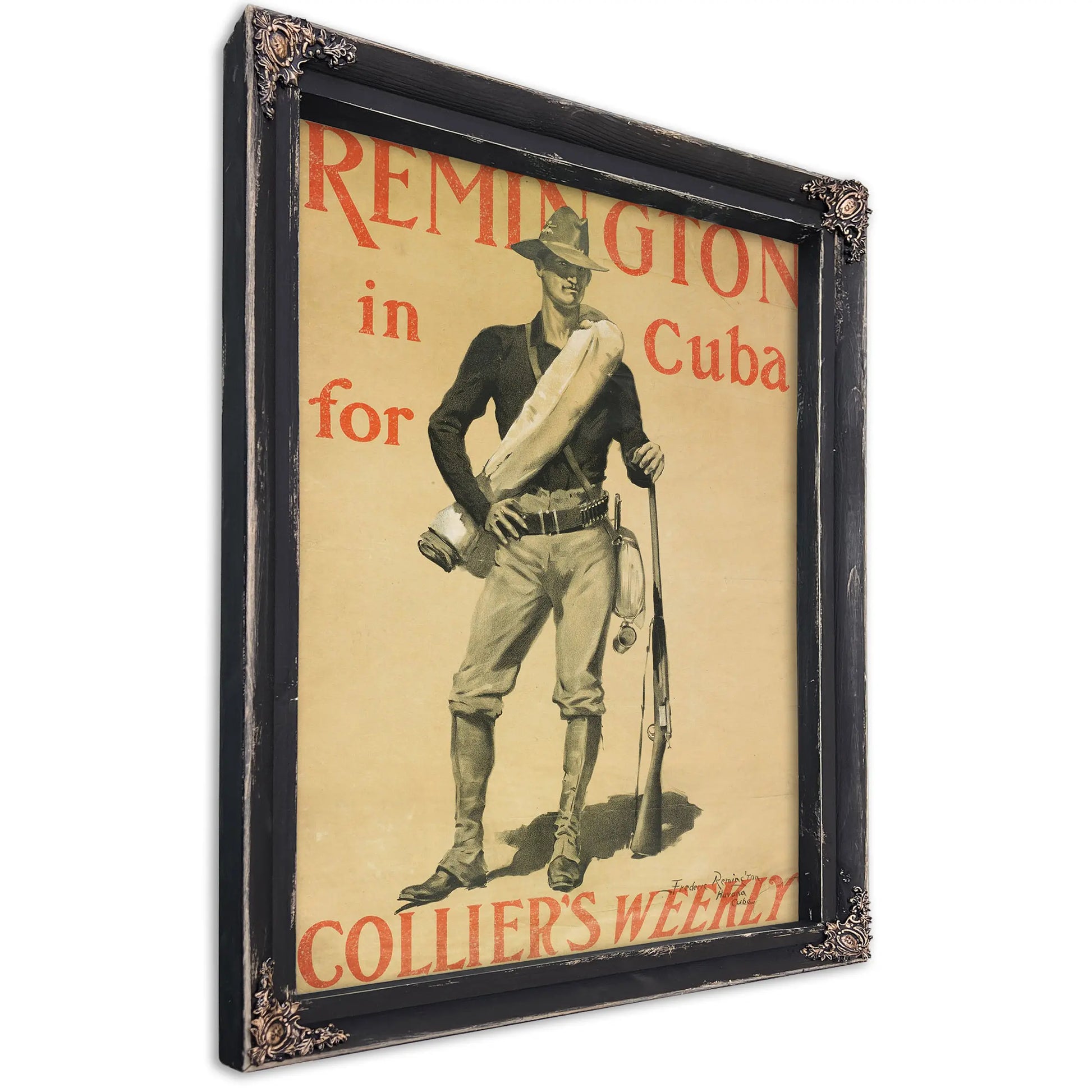 Remington In Cuba For Colliers Weekly by Frederic Remington