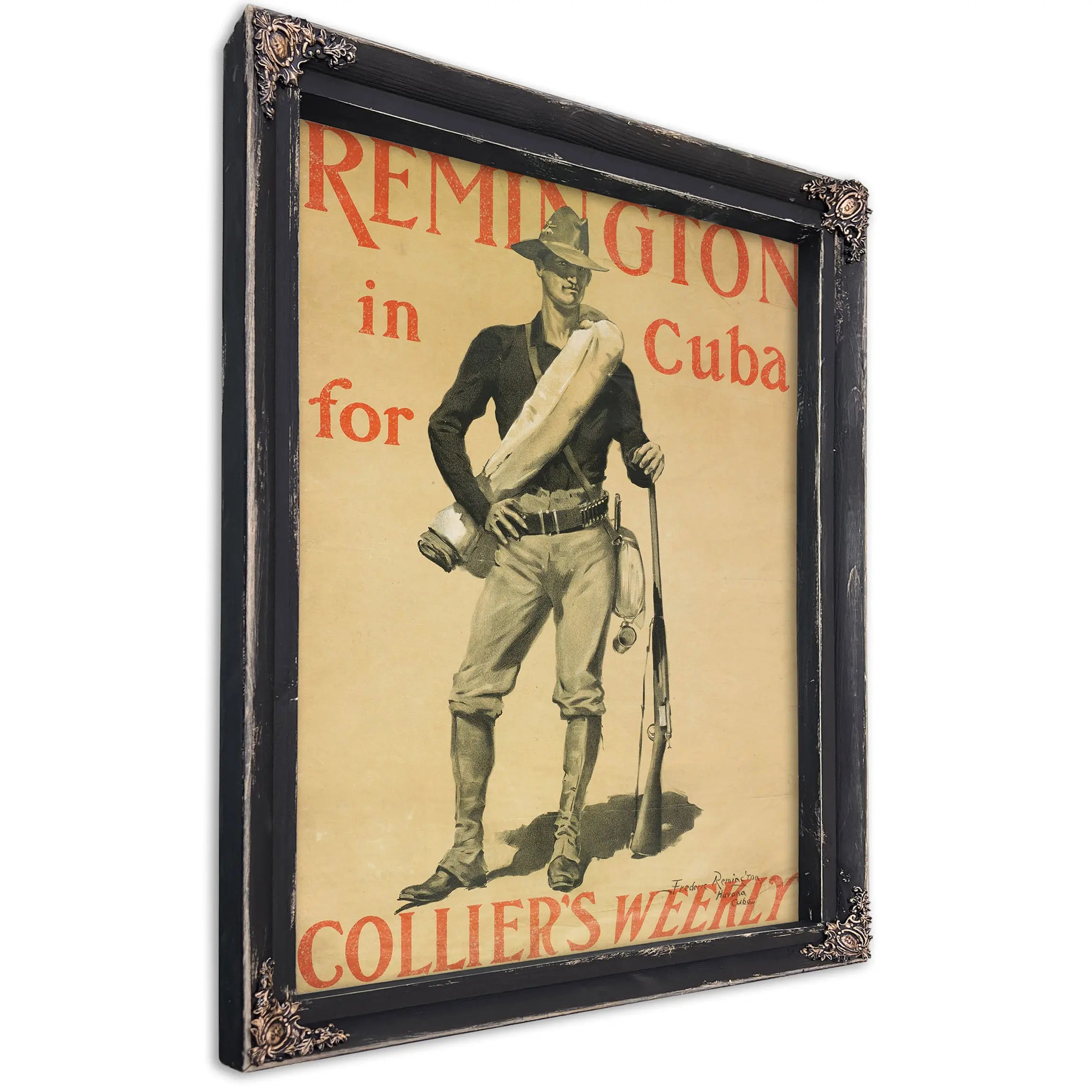 Remington In Cuba For Colliers Weekly by Frederic Remington