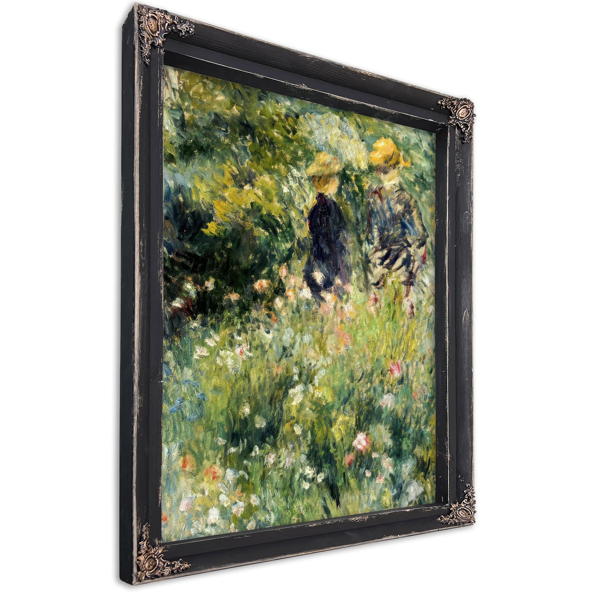 Conversation Dans Une Roseraie By Pierre Auguste Renoir Fine Art Print