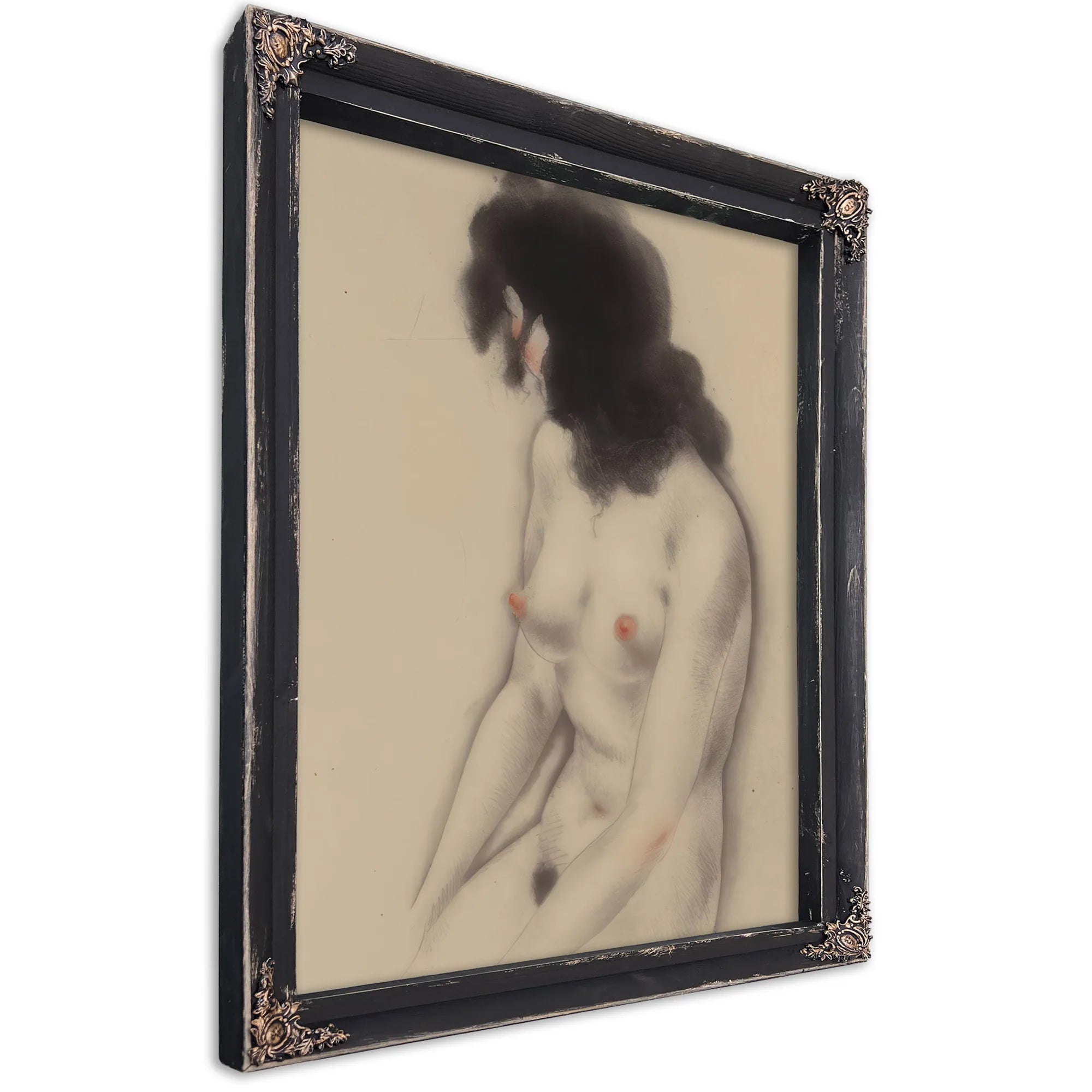 La Vie Des Seins Circa 1945 By Louis Icart Fine Art Print