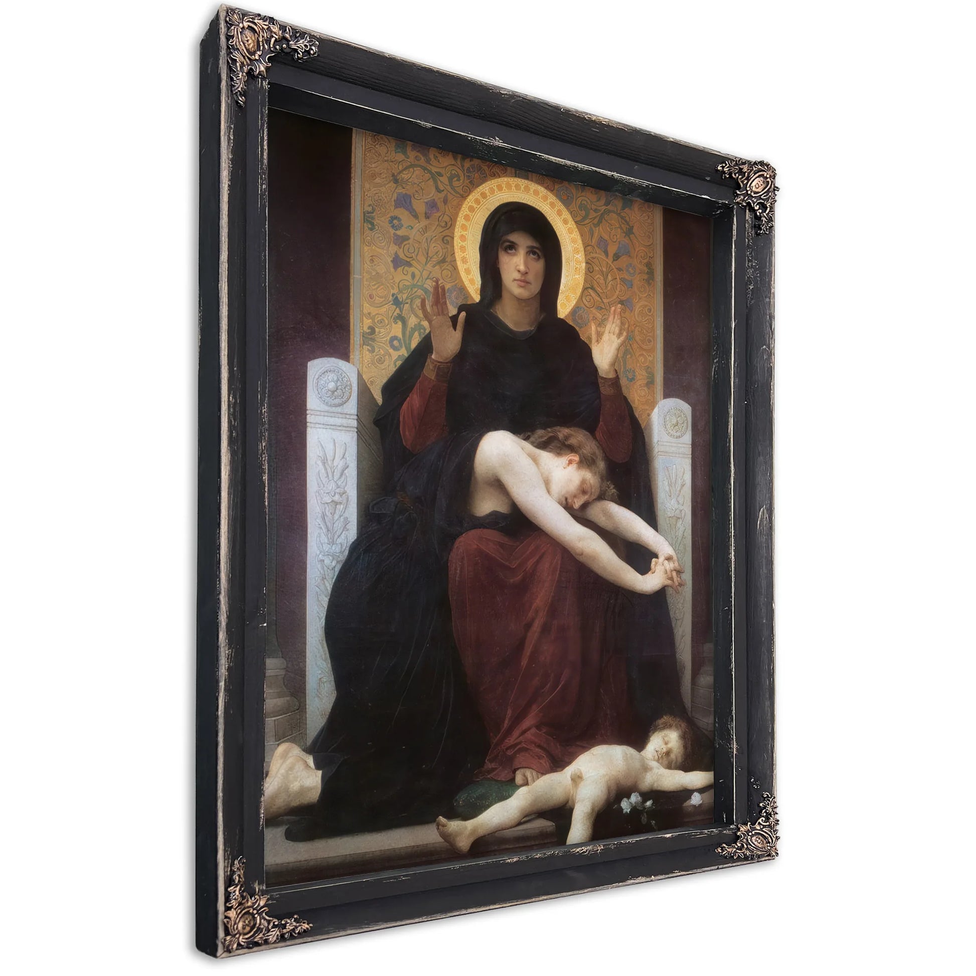 Virgin Comforter 1875 By William Adolphe Bouguereau Fine Art Print