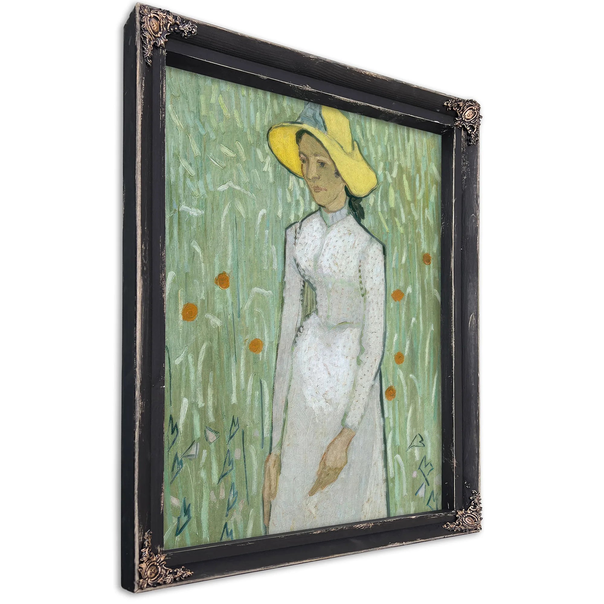 Girl In White By Vincent Van Gogh Fine Art Print