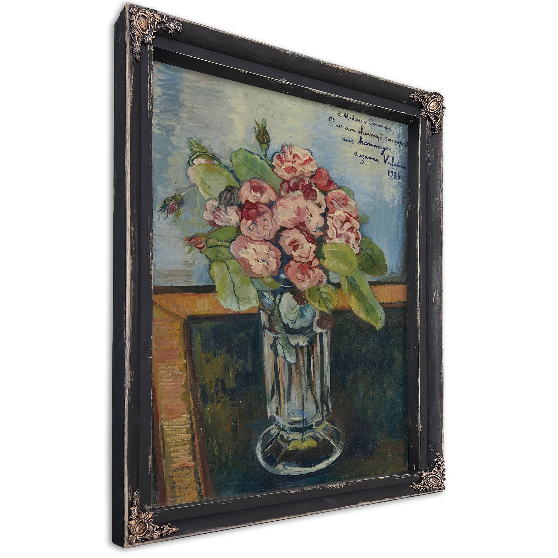 Bouquet De Roses 1936 by Suzanne Valadon